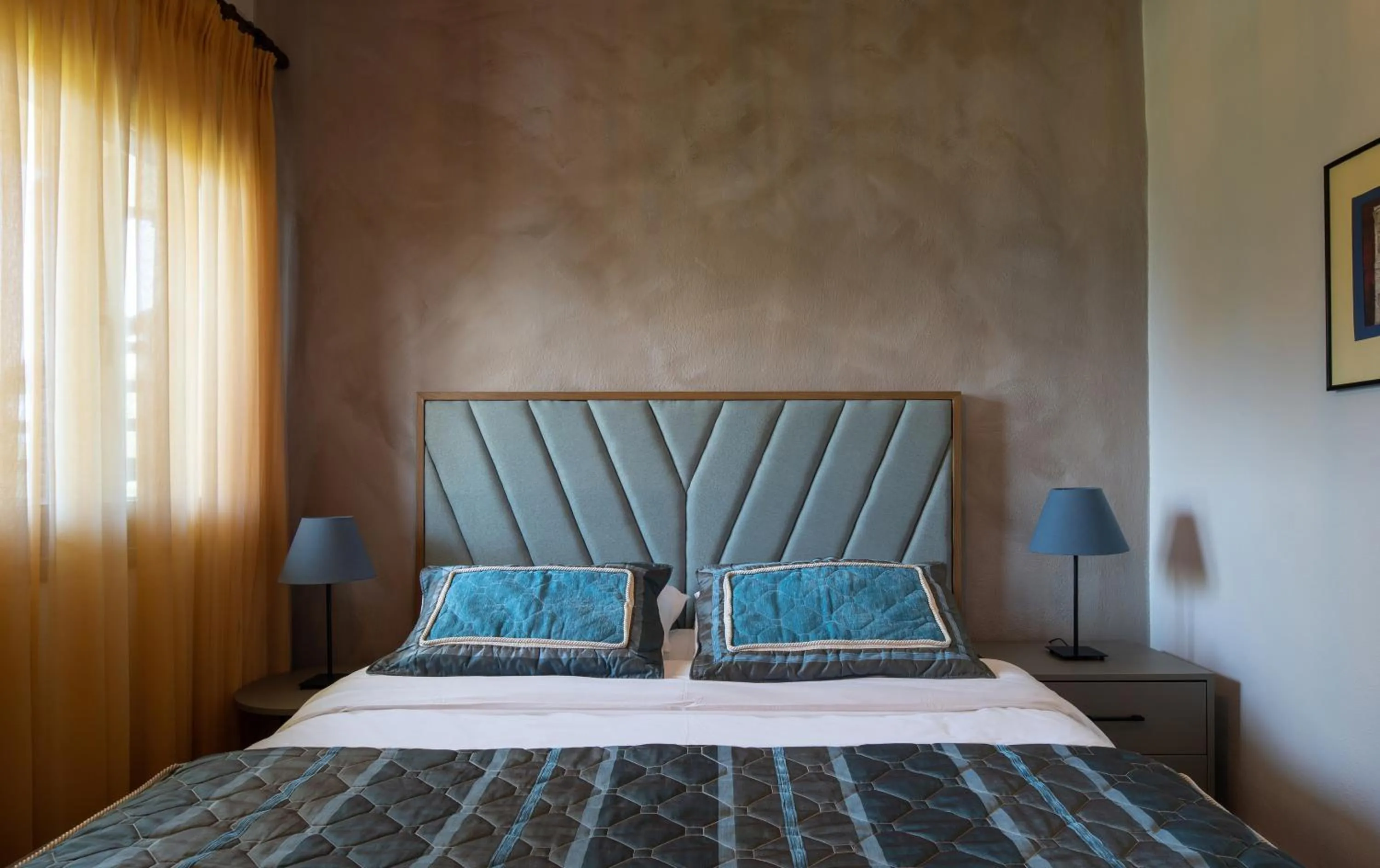 Bed in Heos Accommodation