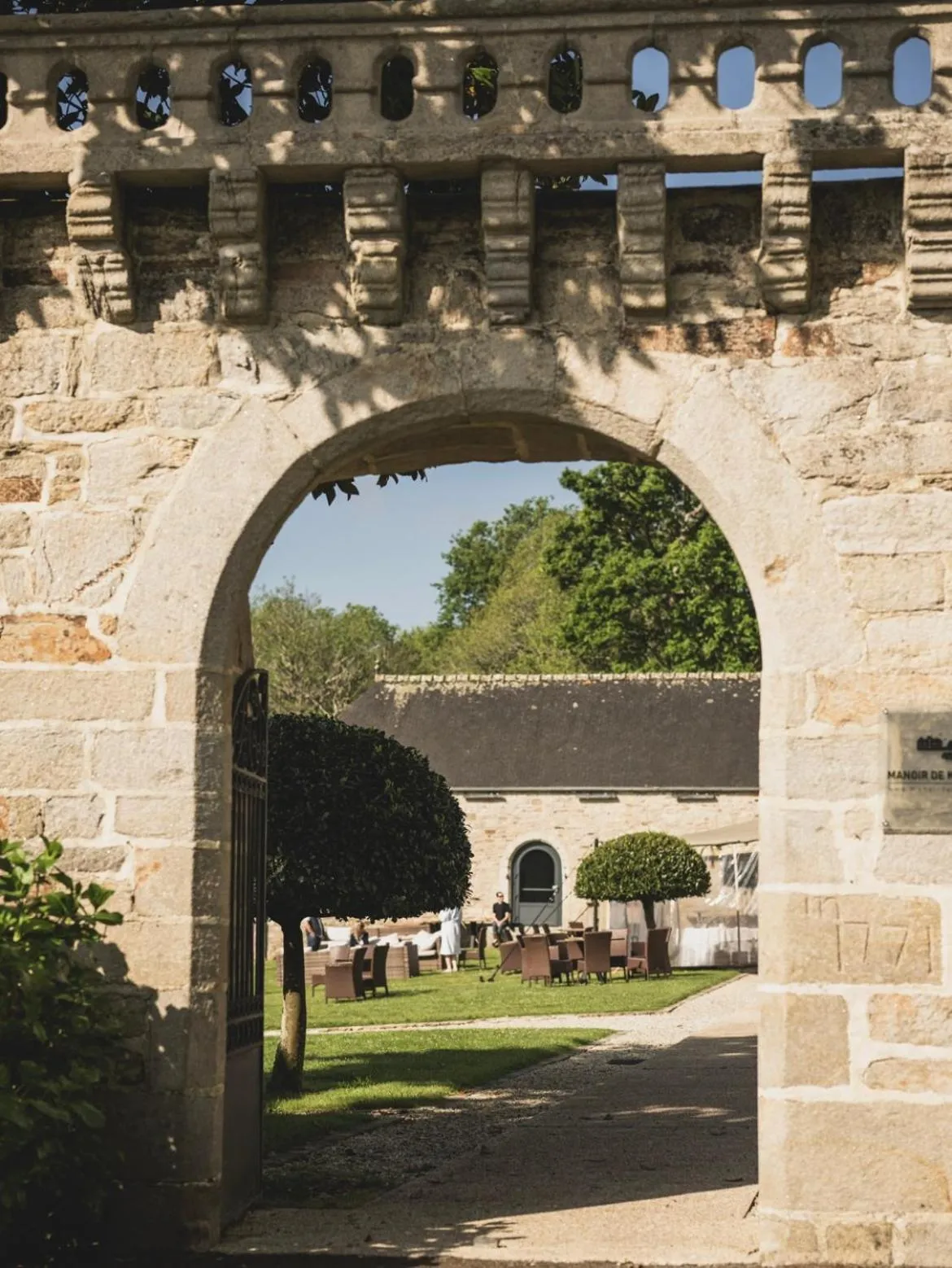Garden in Manoir de Kerhuel de Quimper