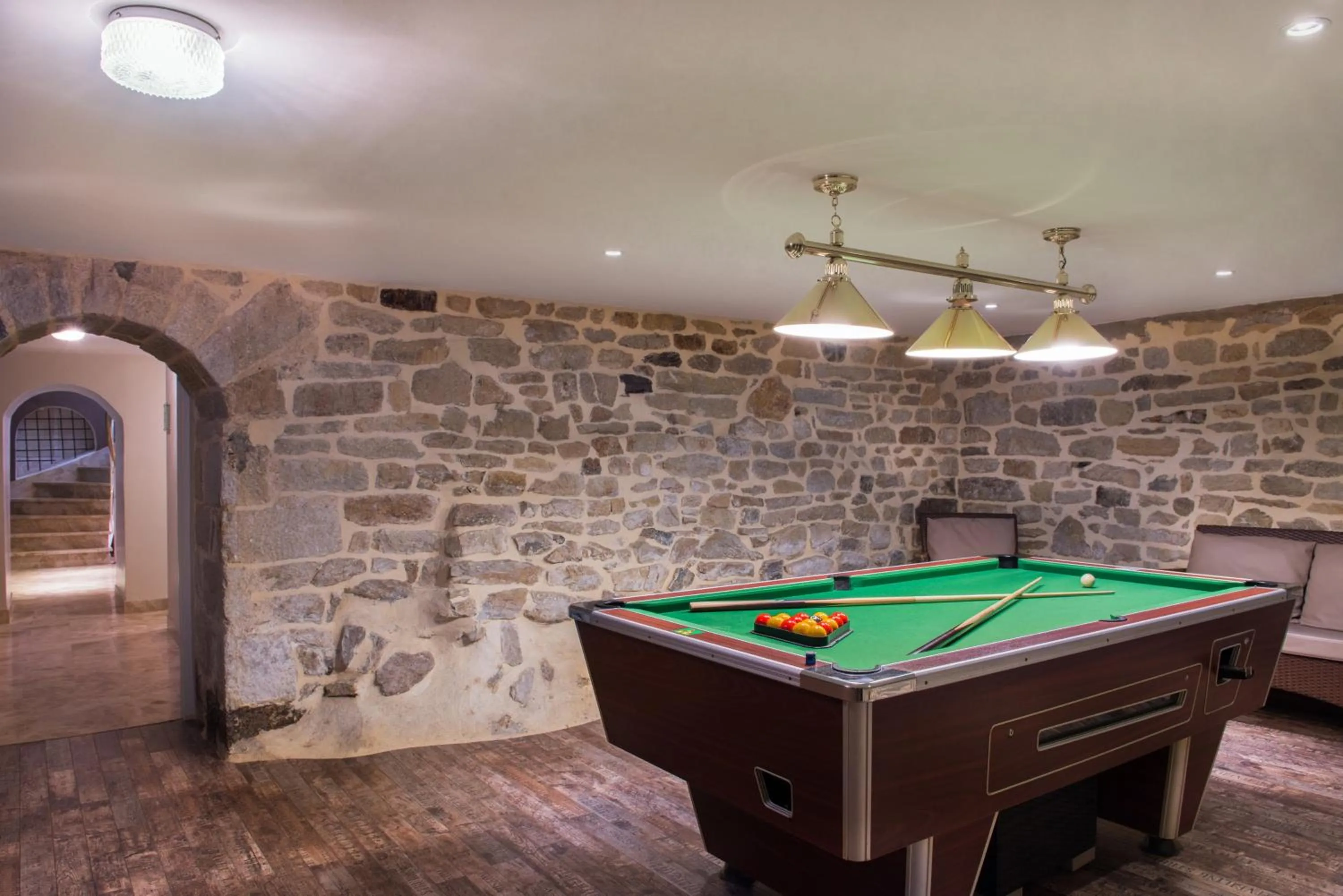 Billiard in Manoir de Kerhuel de Quimper