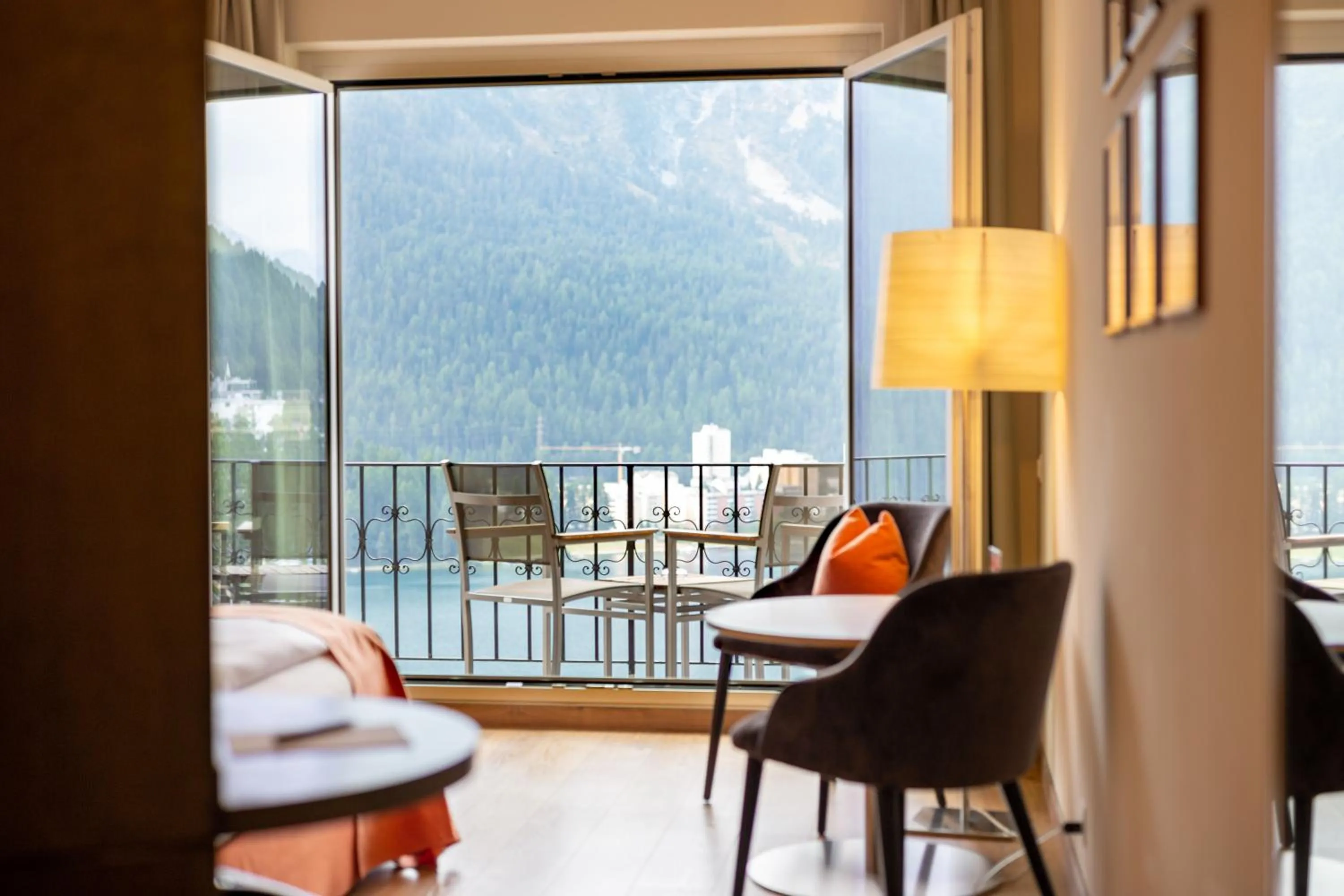 Sea view in Hotel Schweizerhof St. Moritz