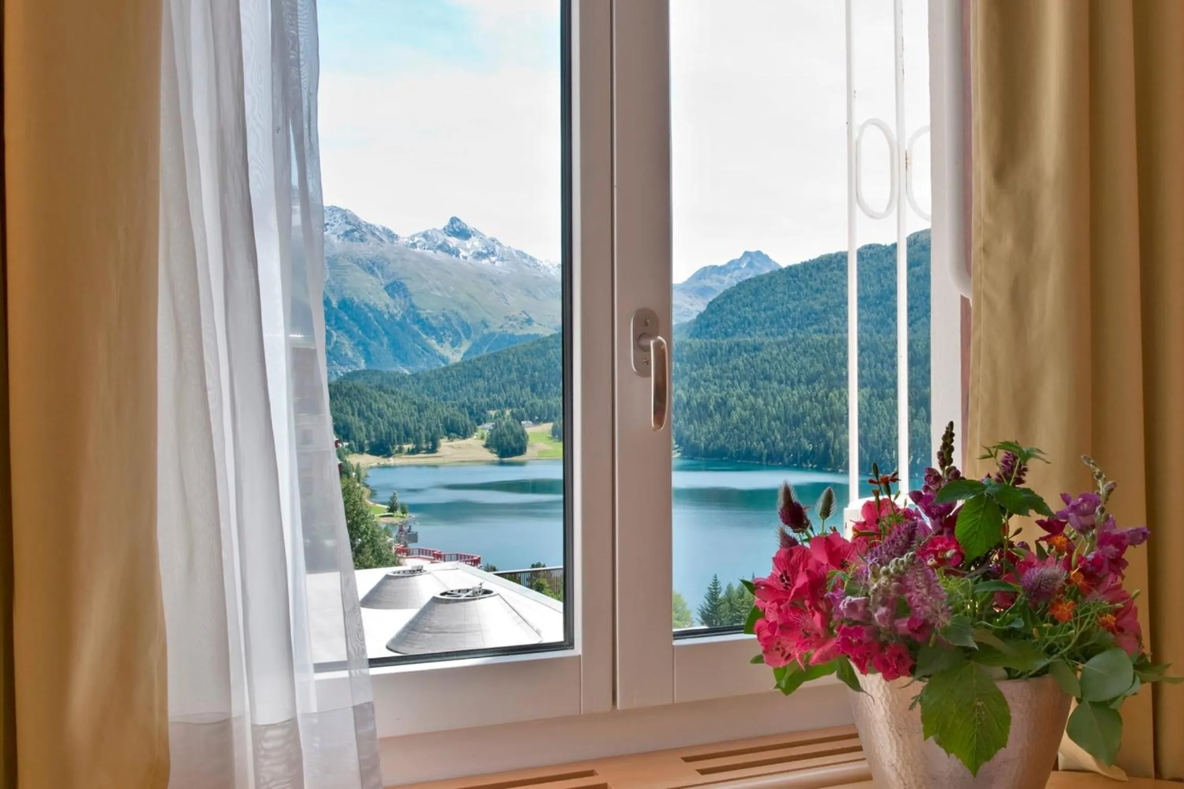 View (from property/room) in Hotel Schweizerhof St. Moritz