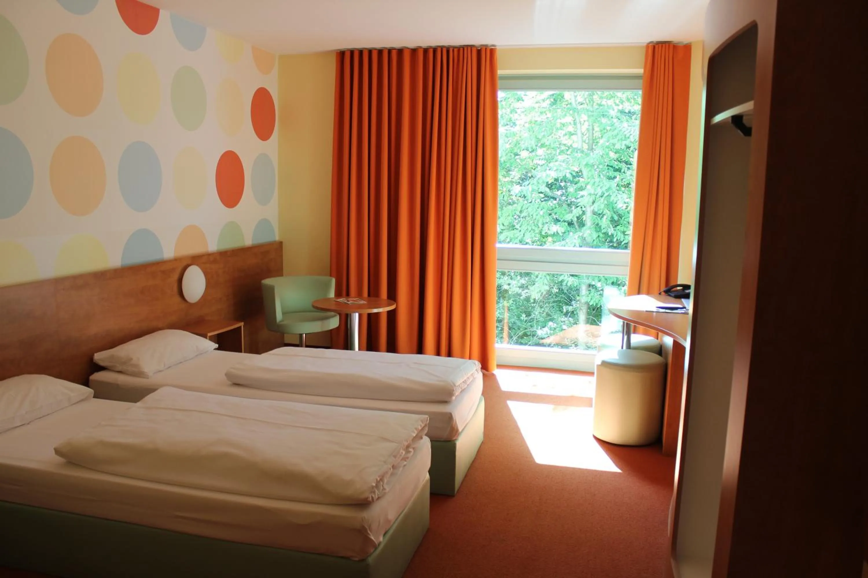 Bed in Hotel Holledau