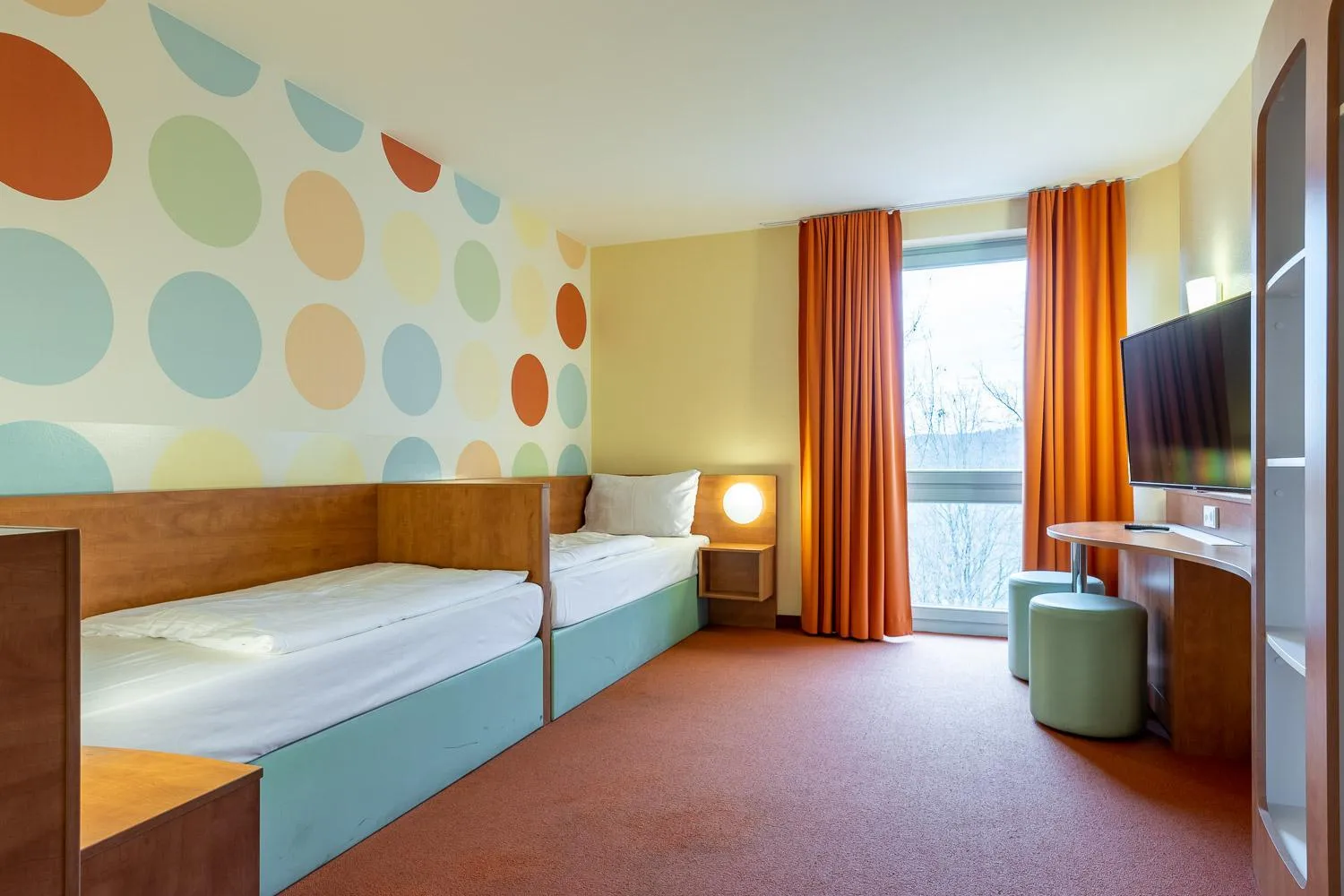 Bed in Hotel Holledau