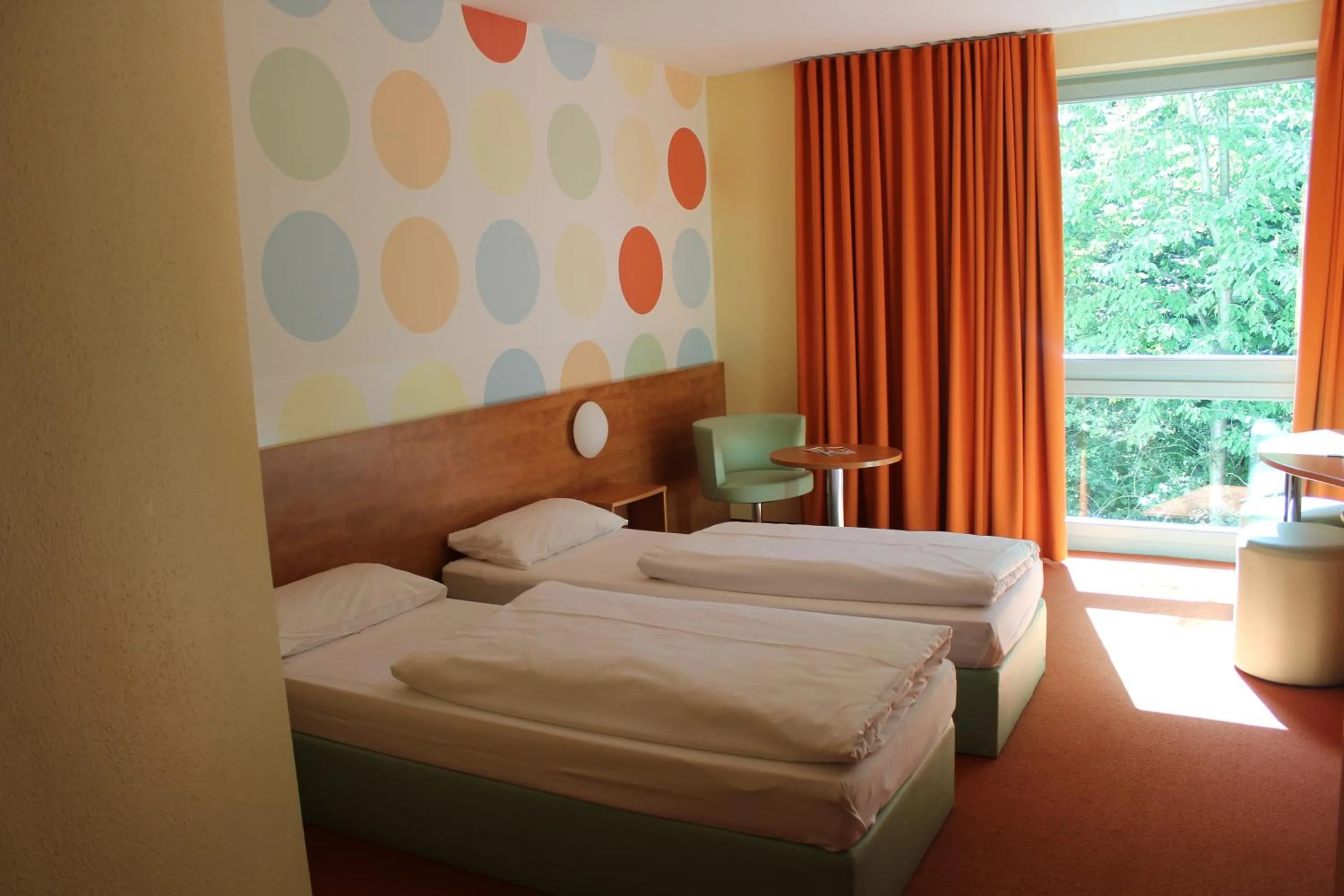 Bed in Hotel Holledau