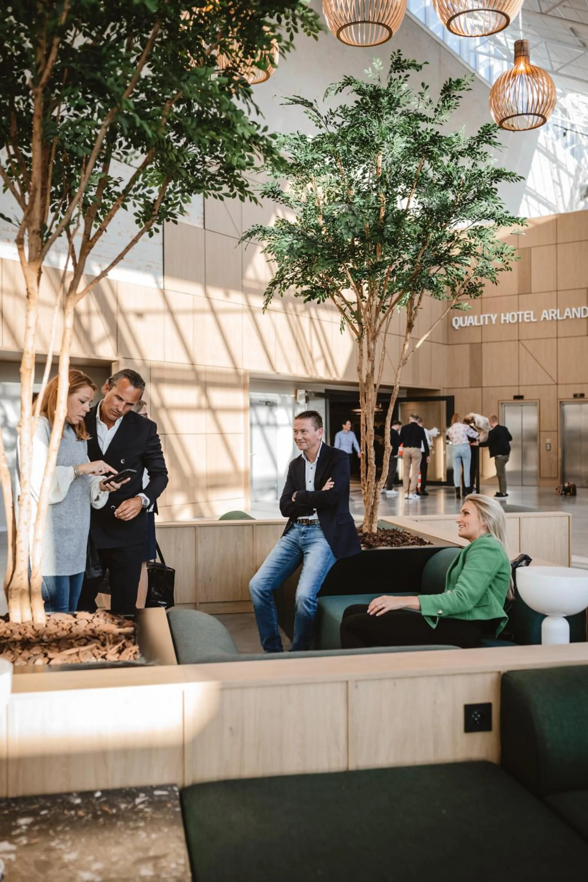 Lobby or reception in Quality Hotel Arlanda XPO