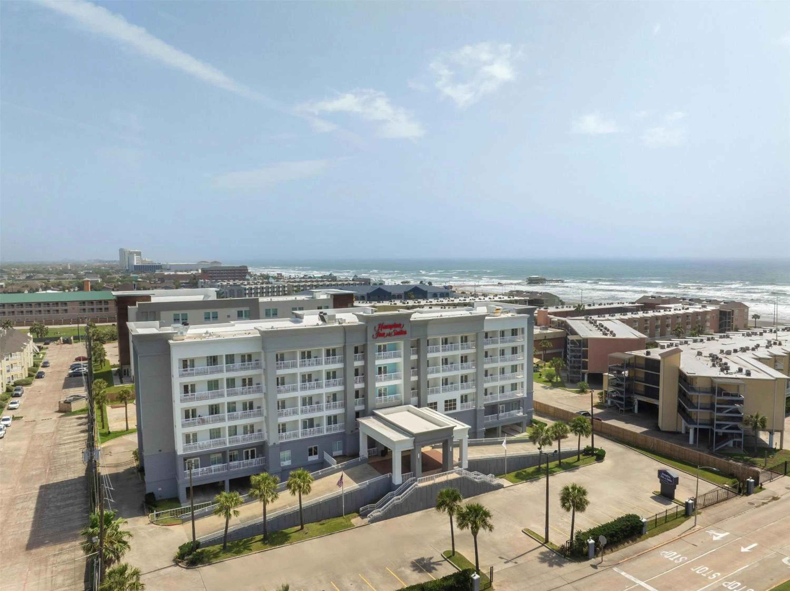 Property building in Hampton Inn & Suites Galveston