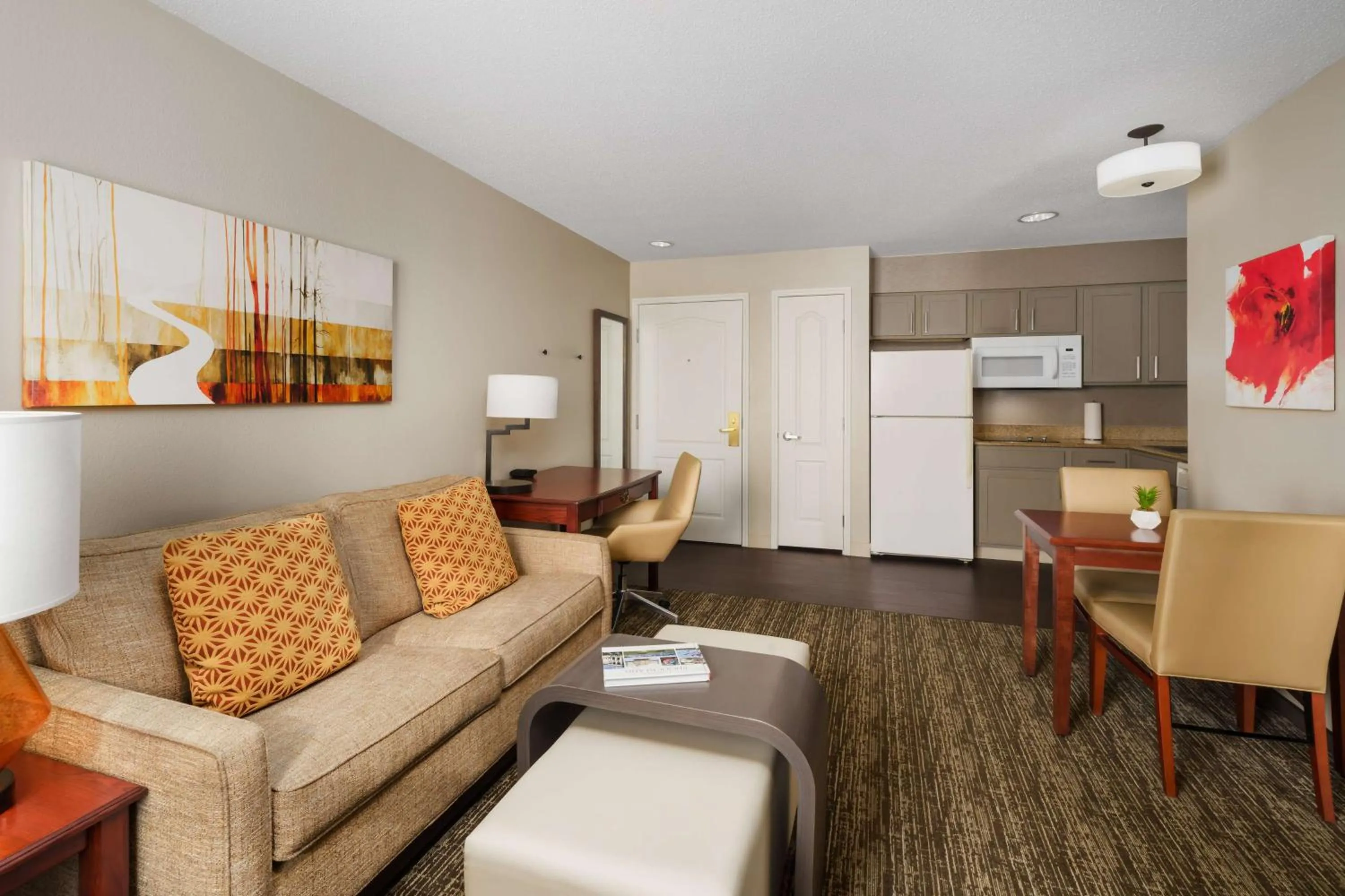 Living room in Homewood Suites by Hilton Providence-Warwick