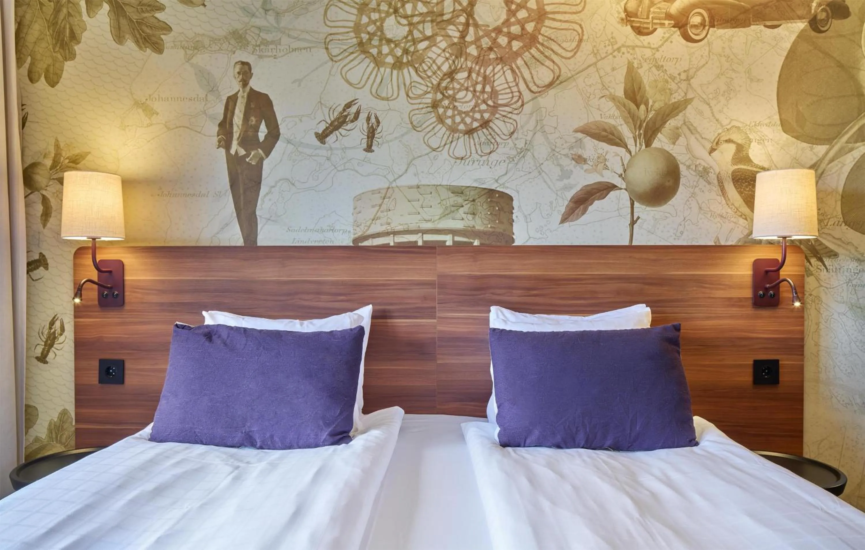 Bedroom, Bed in Scandic Skärholmen