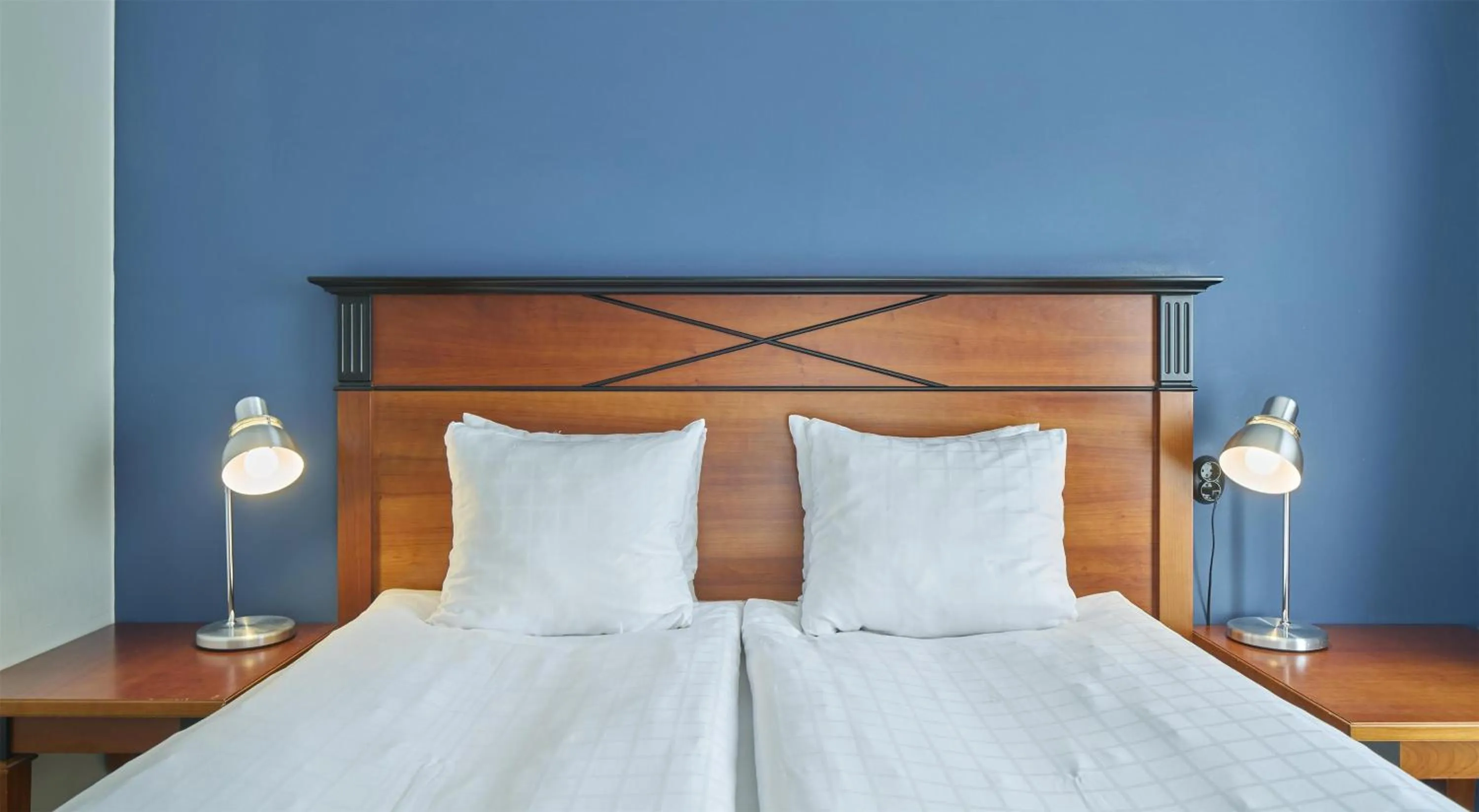 Bedroom, Bed in Scandic Skärholmen