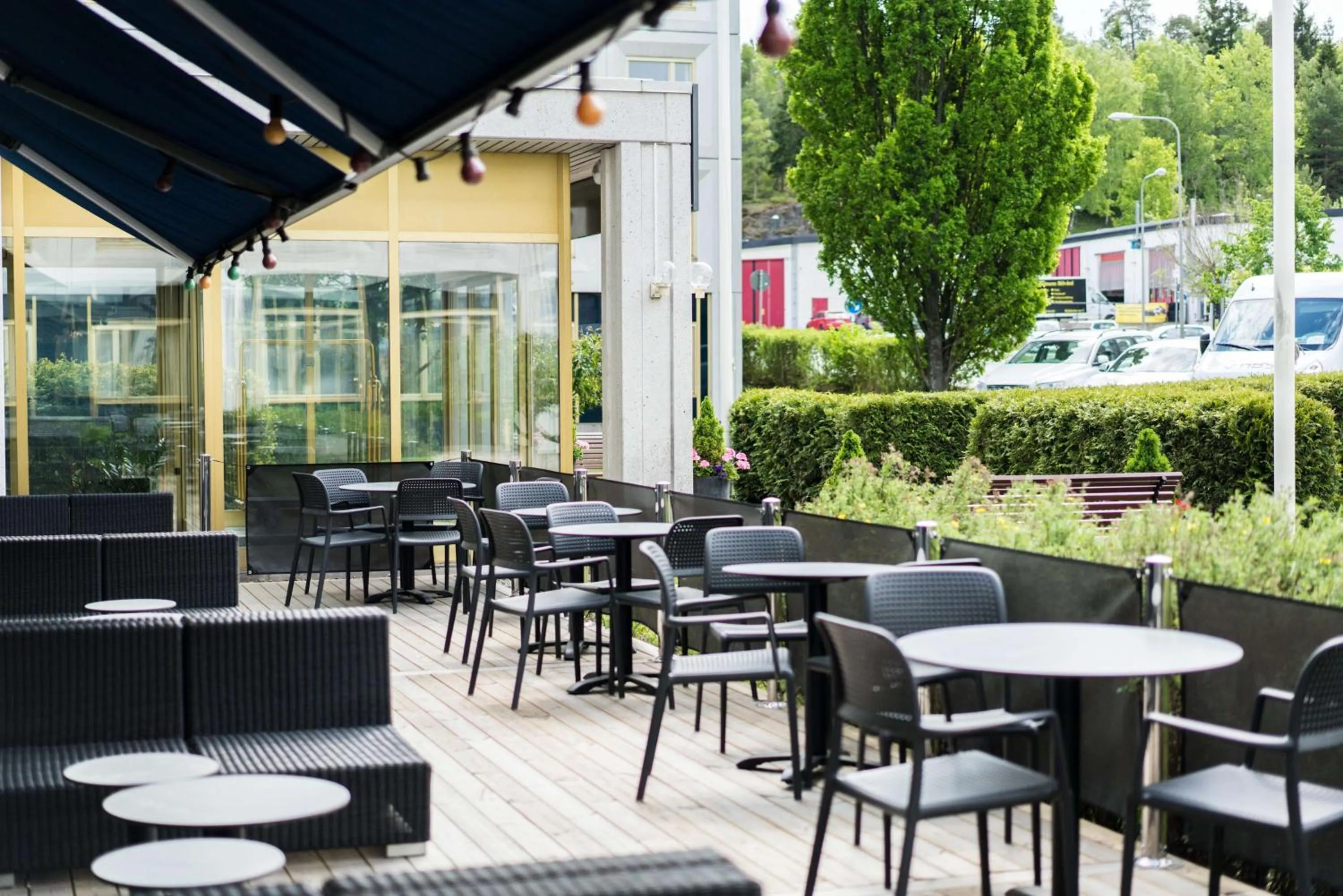 Patio in Scandic Skärholmen