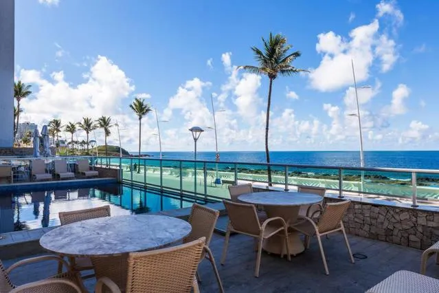 Facade/entrance in Apart Flat Farol da Barra