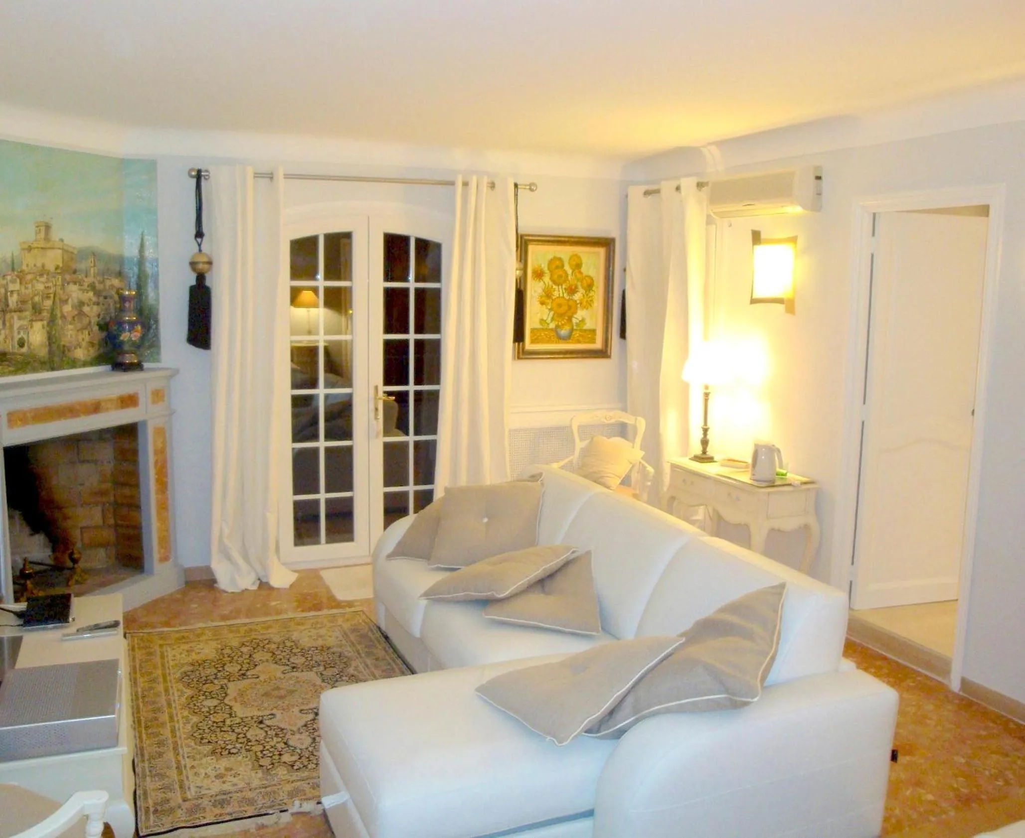 Living room in La Bergerie B&B