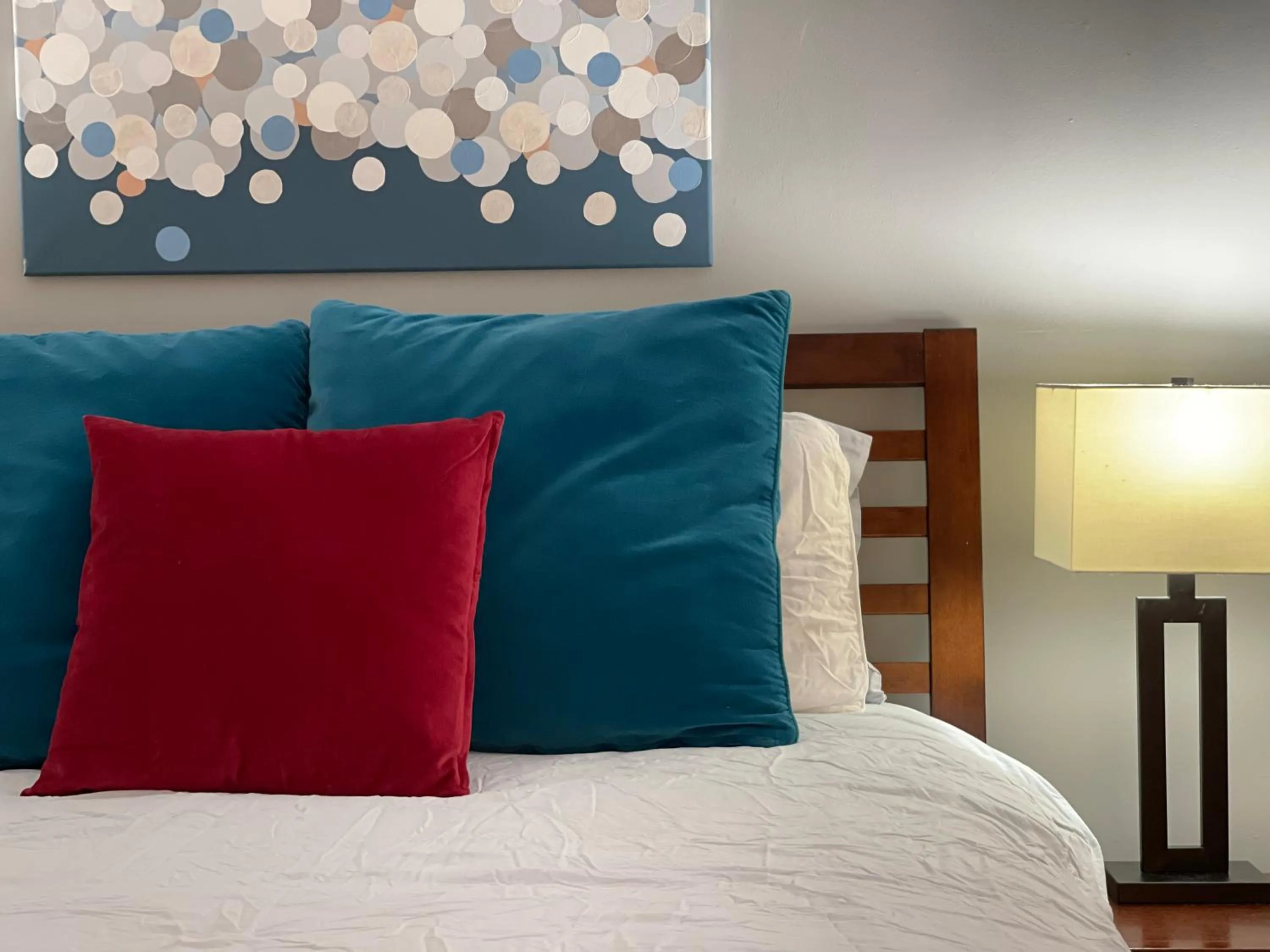 Bed in The Loft at Charlotte's Rose