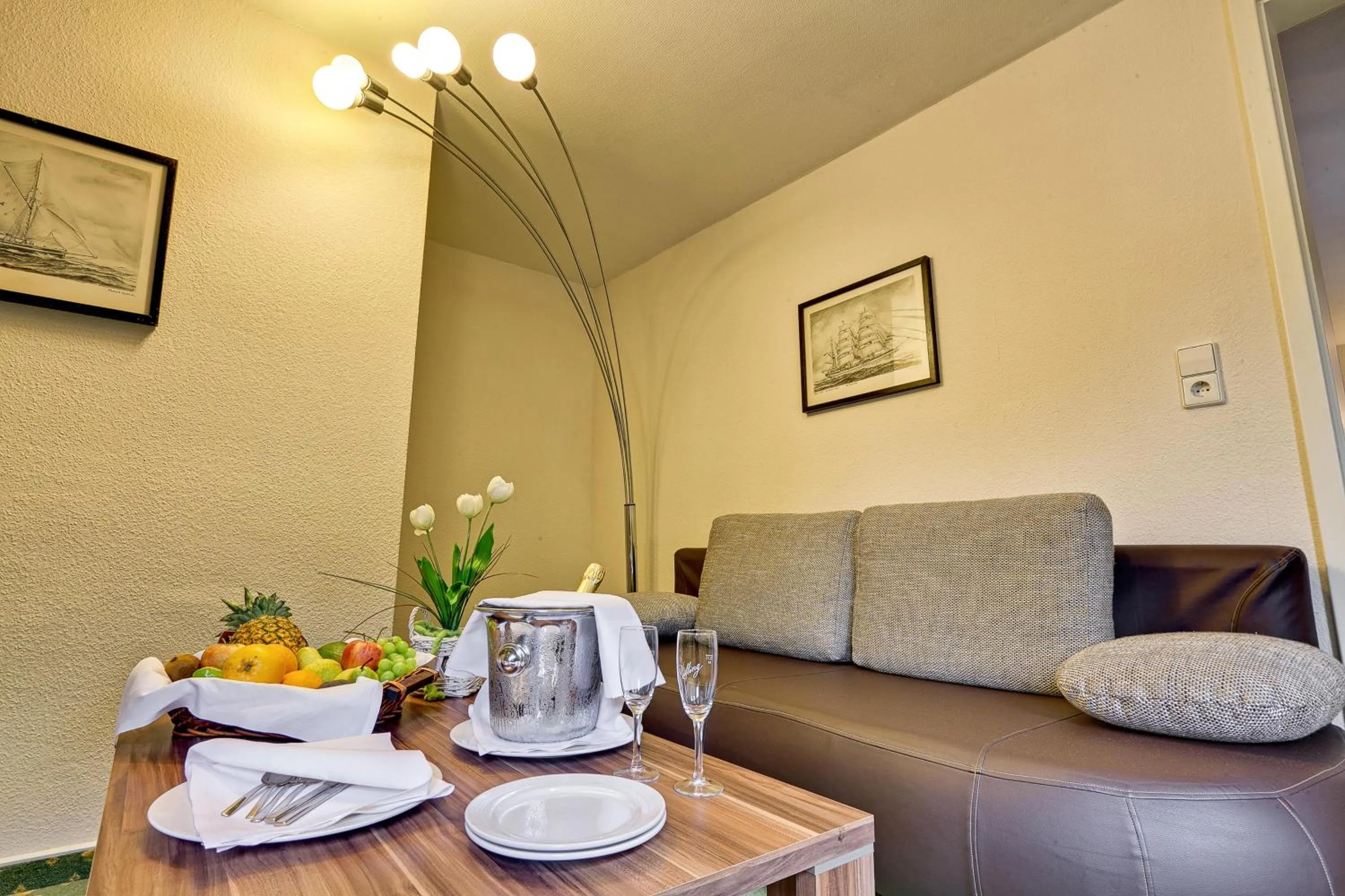 Seating area in Kulinarium an der Glems