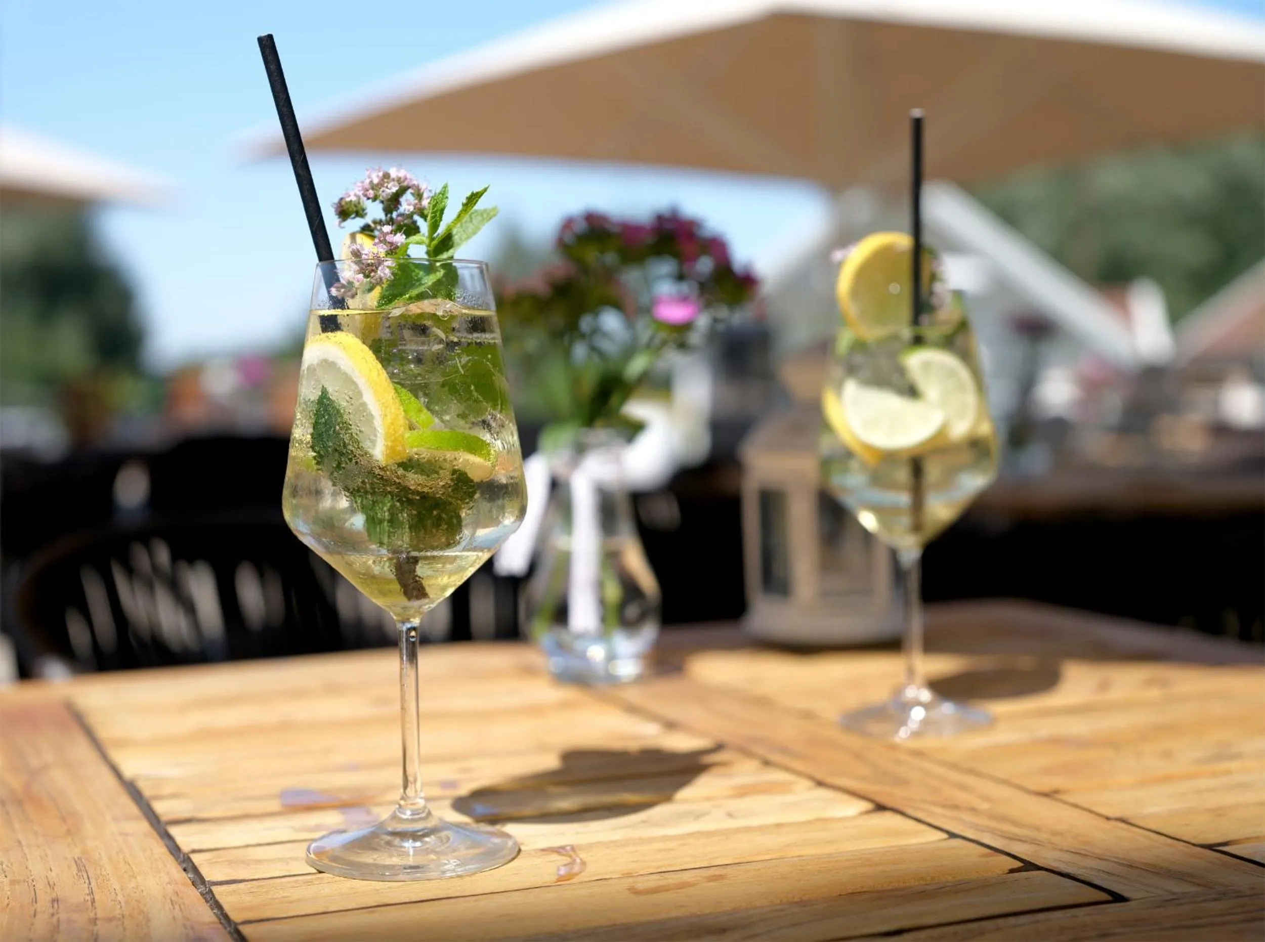 Drinks in Hotelanlage Tarnewitzer Hof