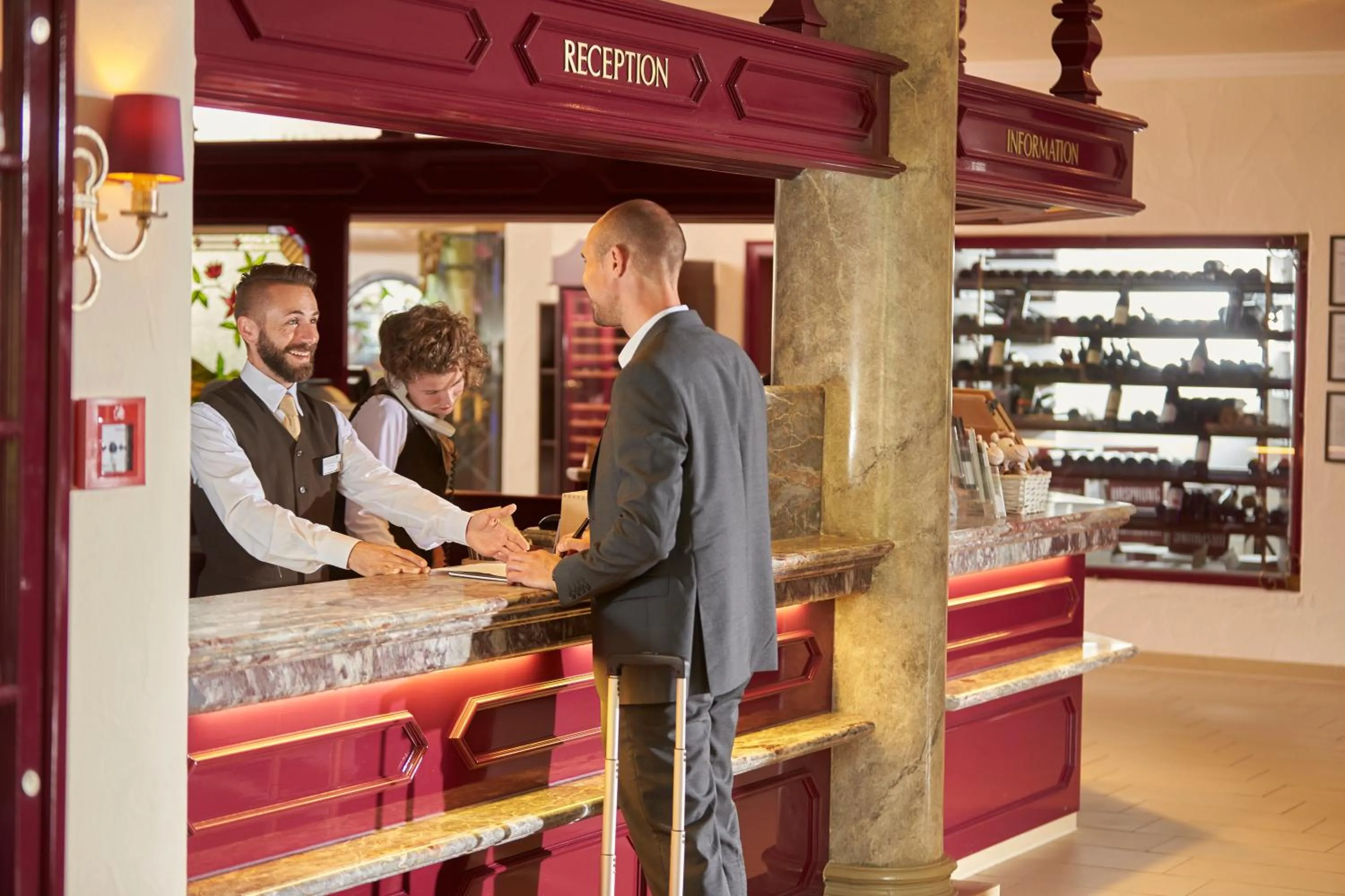 Decorative detail in allgäu resort