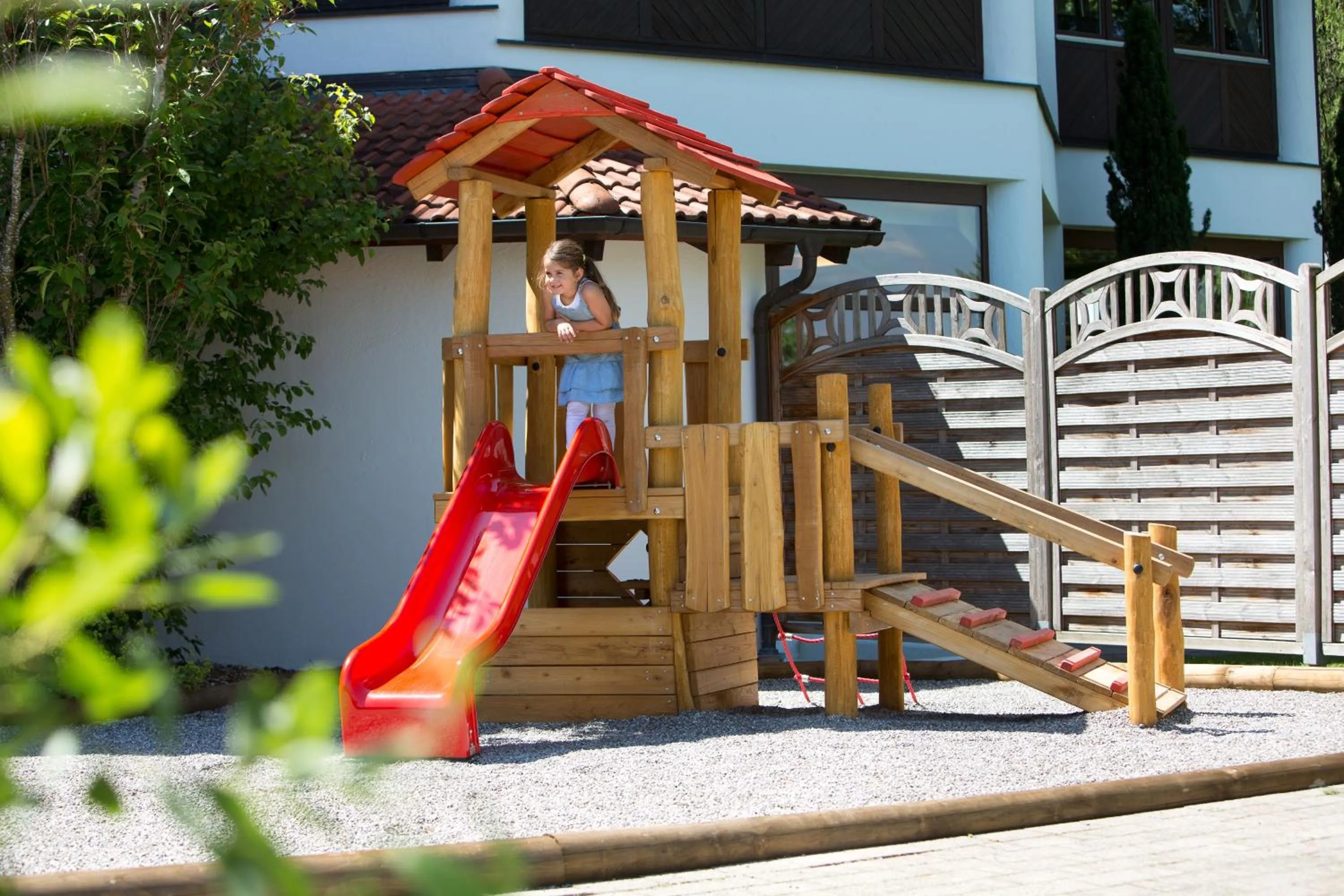 Children play ground in allgäu resort