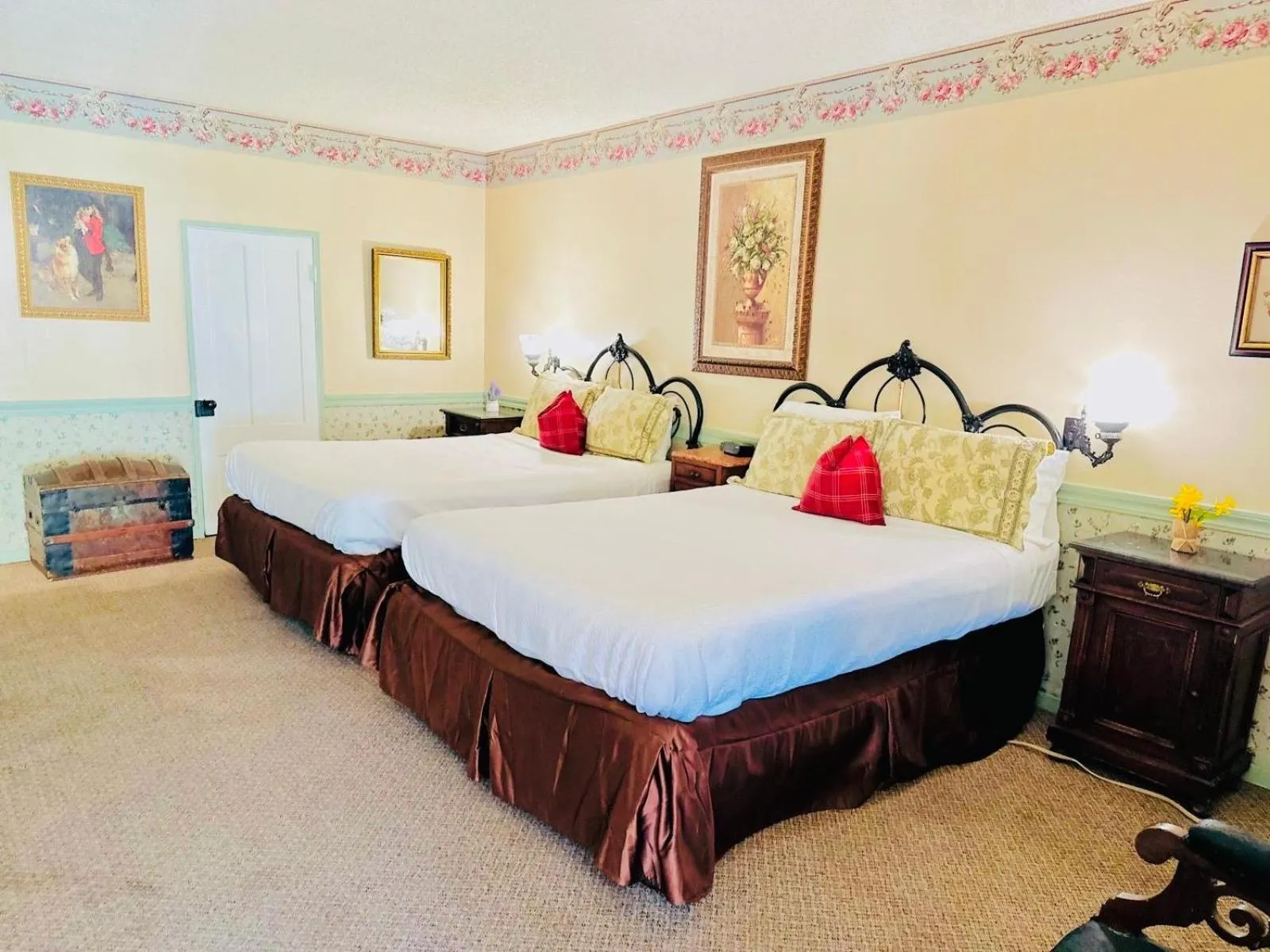 Bed in Gunn House Hotel