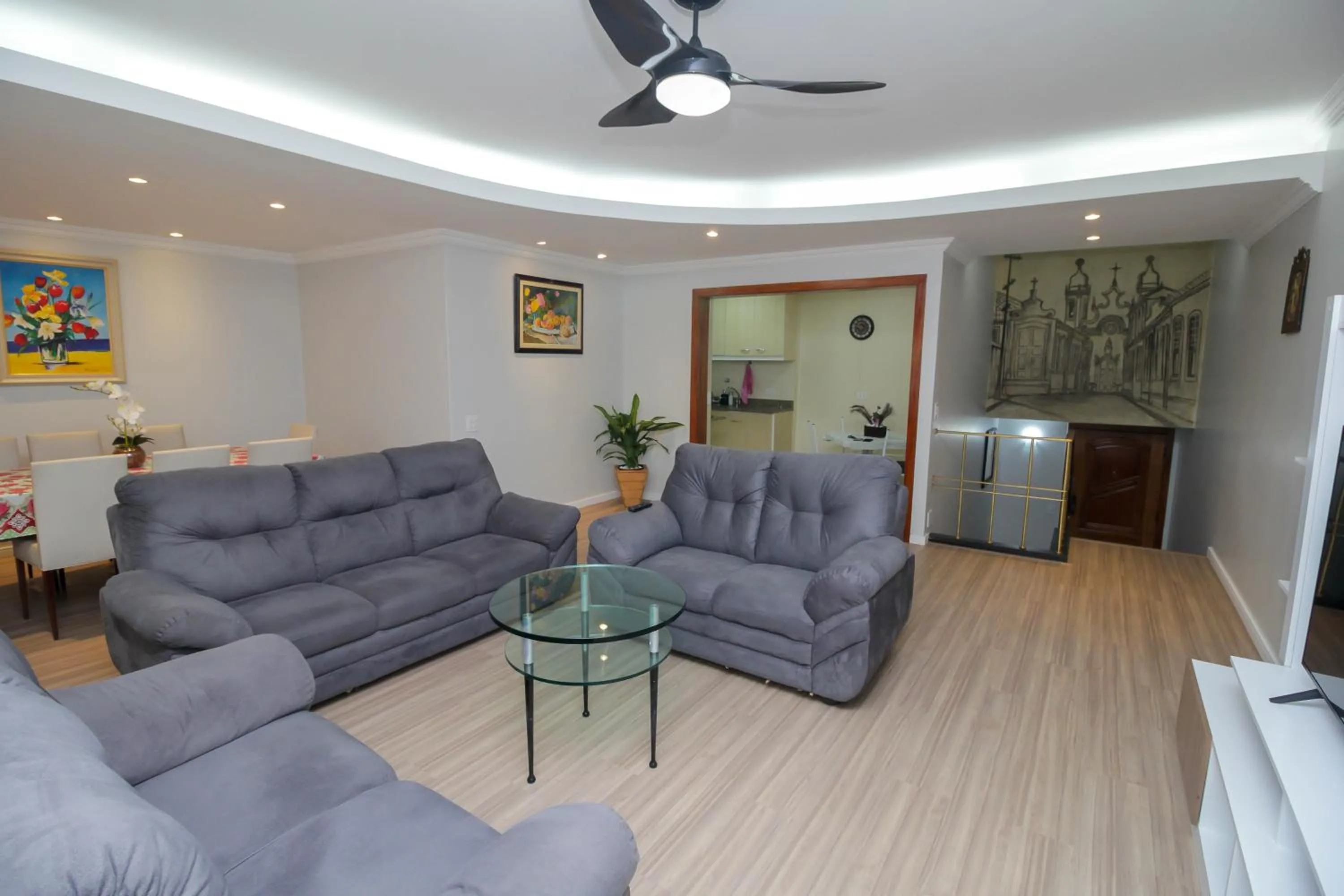 Living room in Copacabana Star quatro quartos