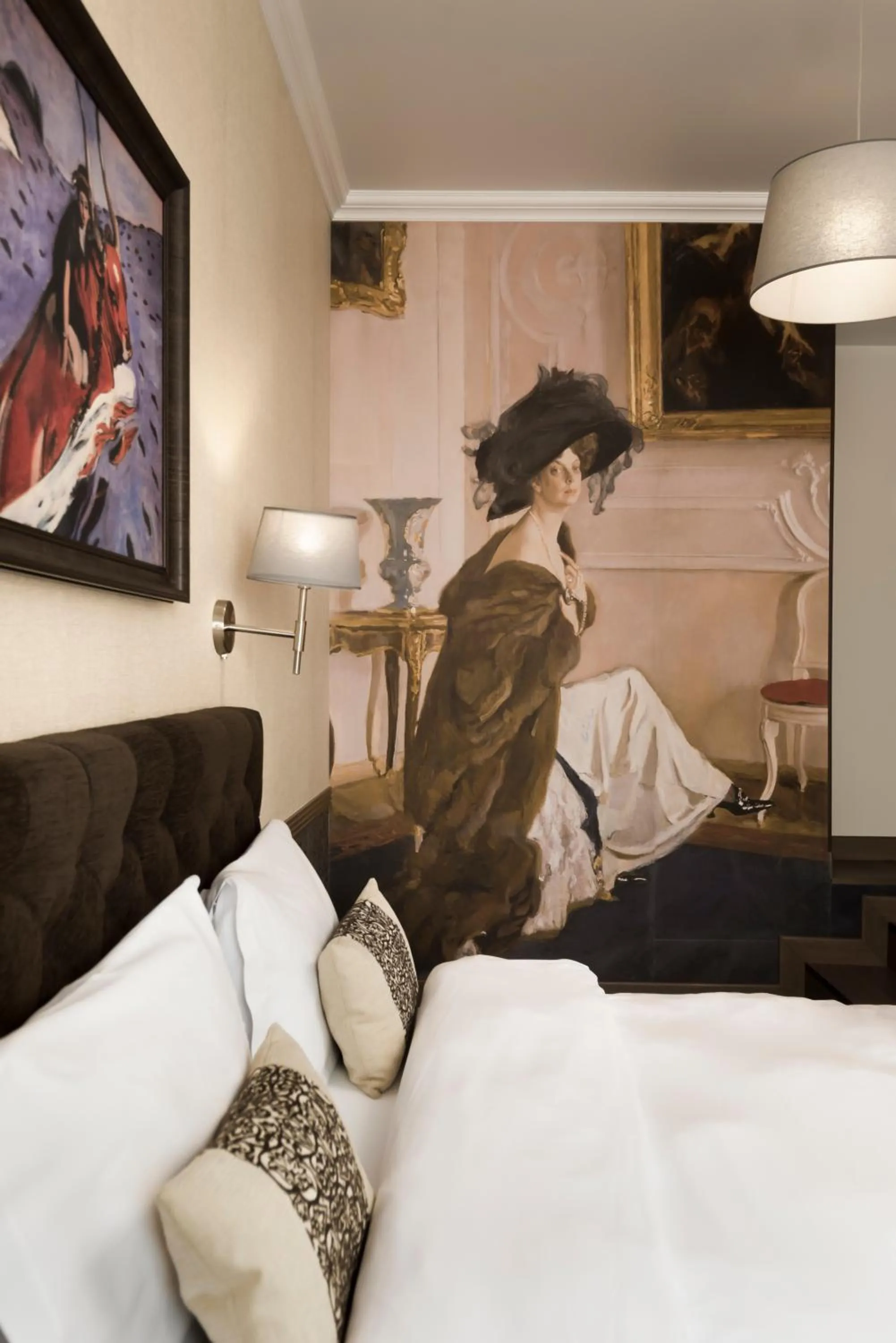 Decorative detail, Bed in ZENTRUM Hotel