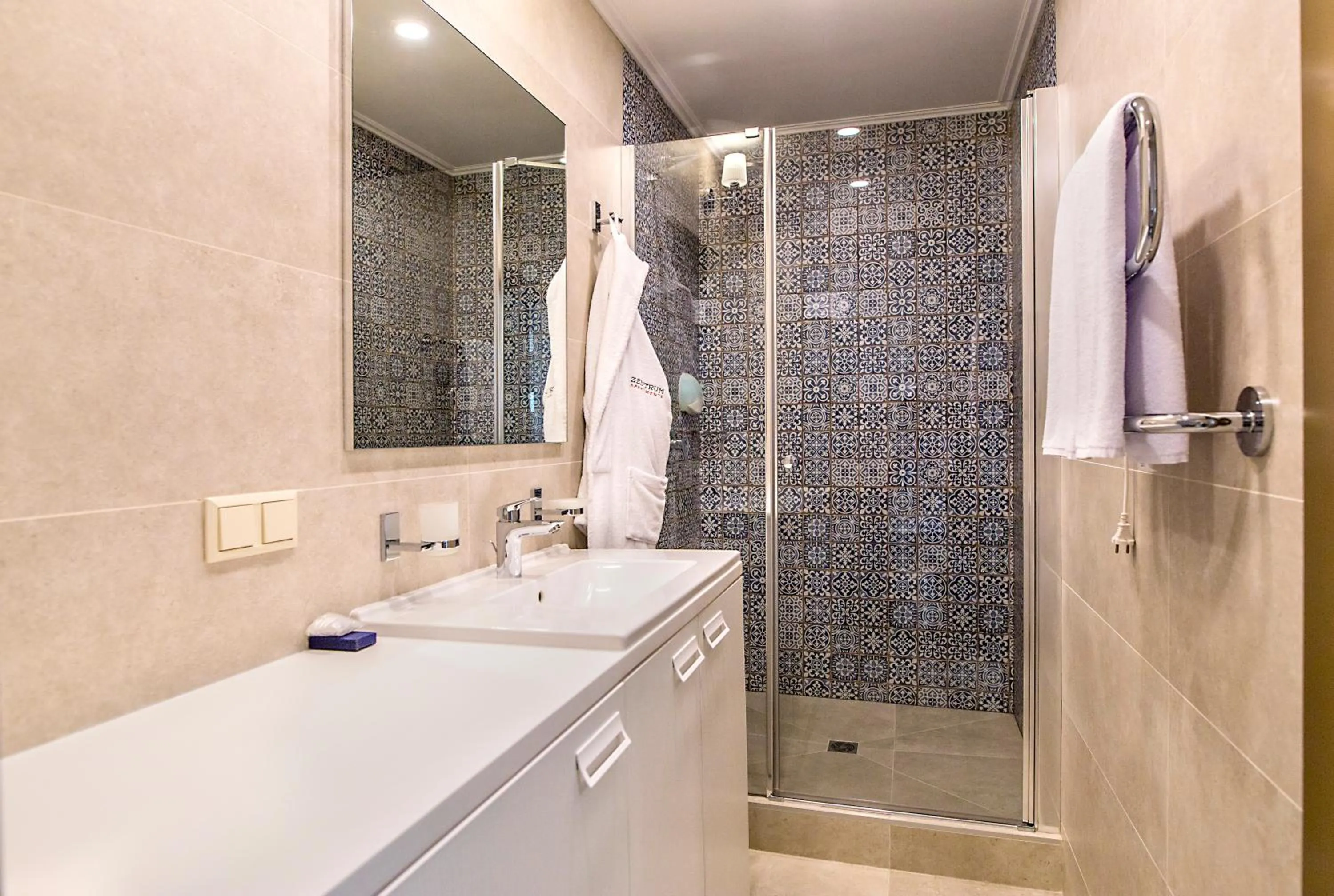 Bathroom in ZENTRUM Hotel