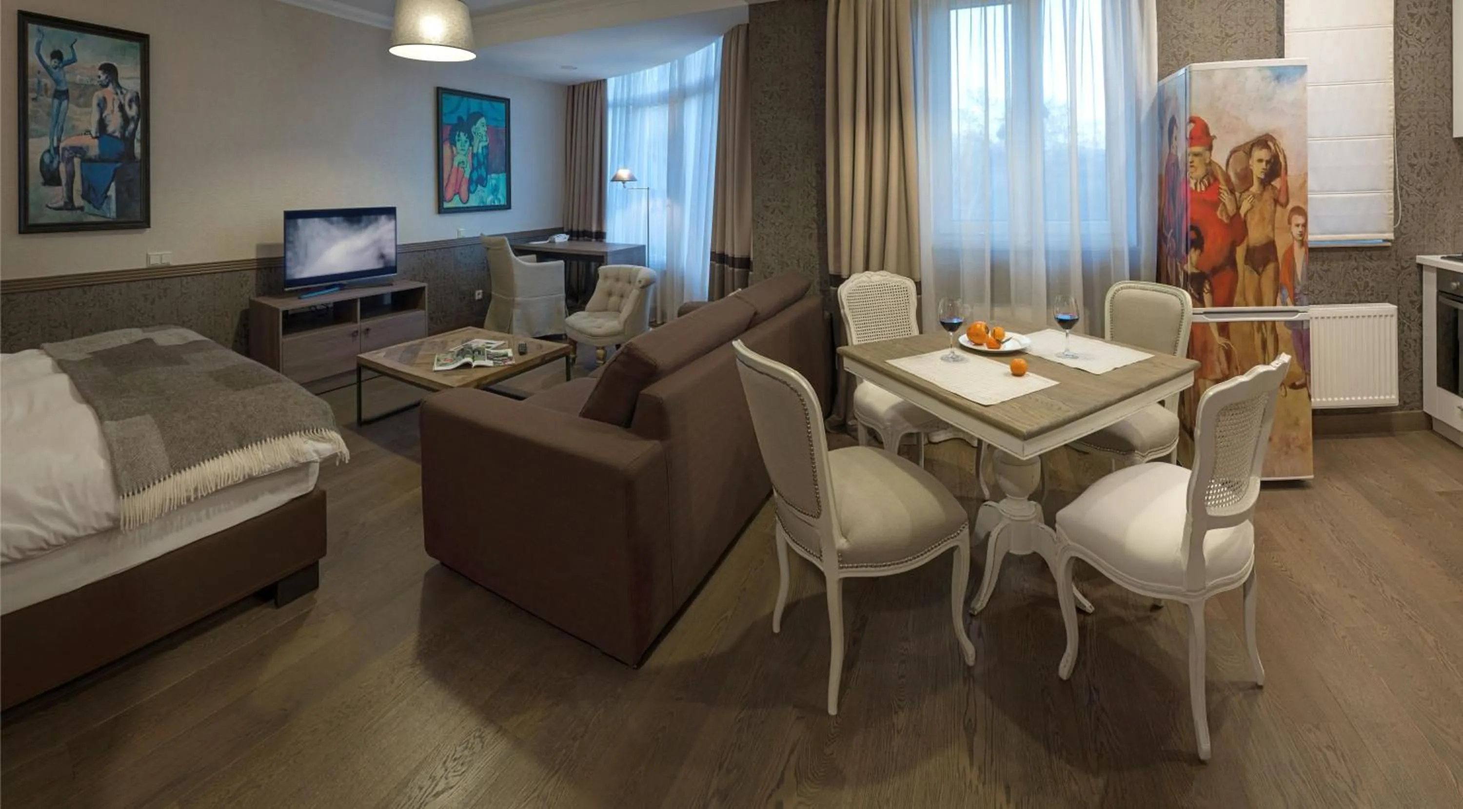 Living room in ZENTRUM Hotel