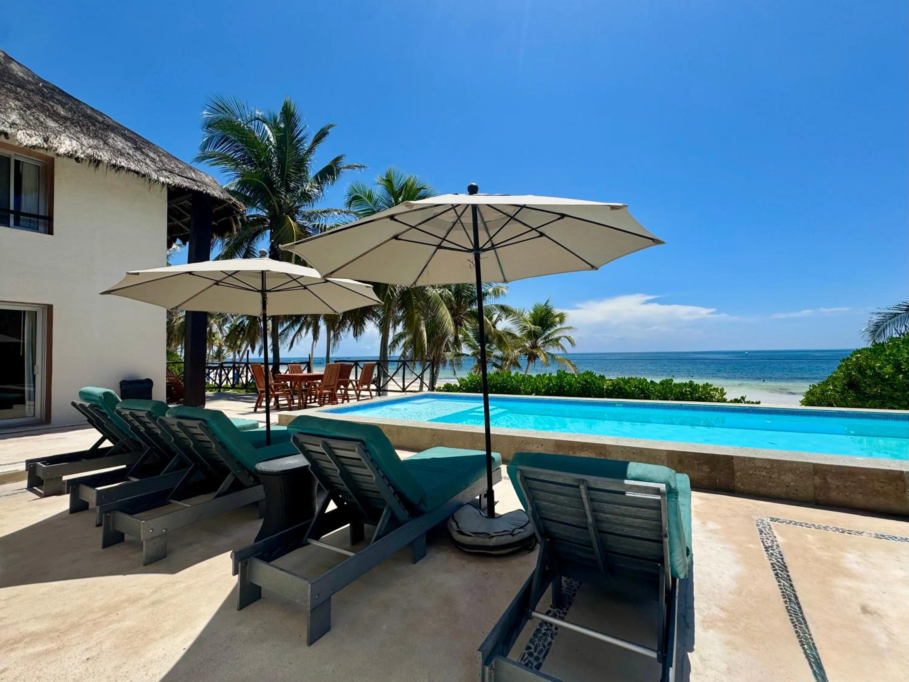 Swimming pool in El Paraiso Hotel Tulum