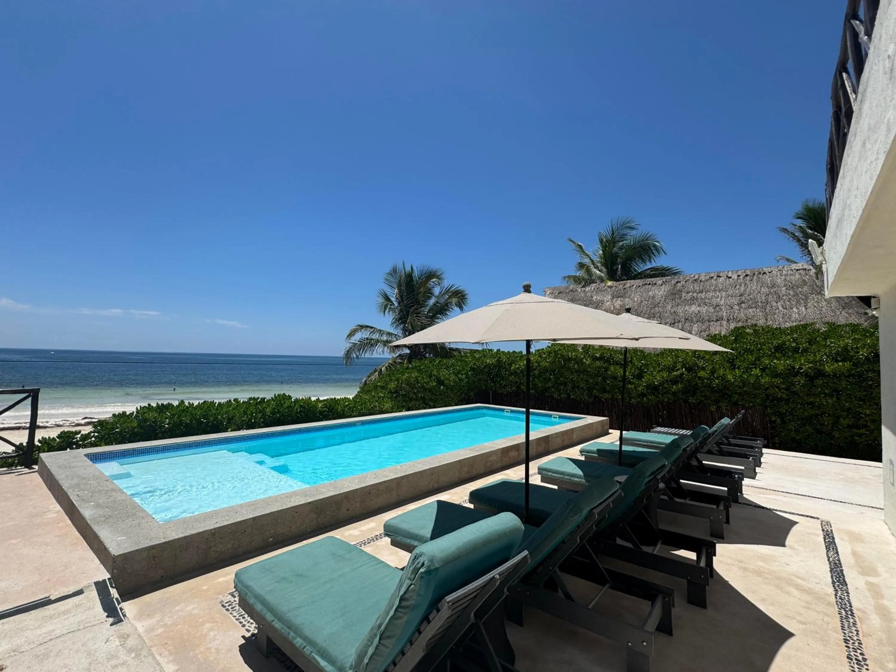 Swimming pool in El Paraiso Hotel Tulum