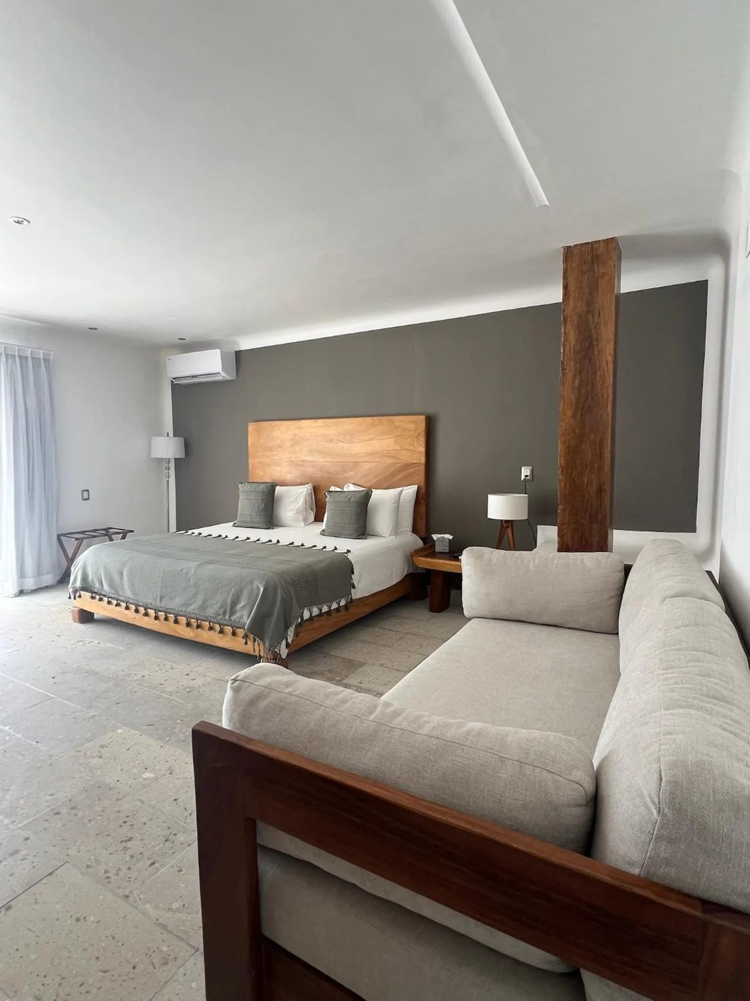 Bed in El Paraiso Hotel Tulum