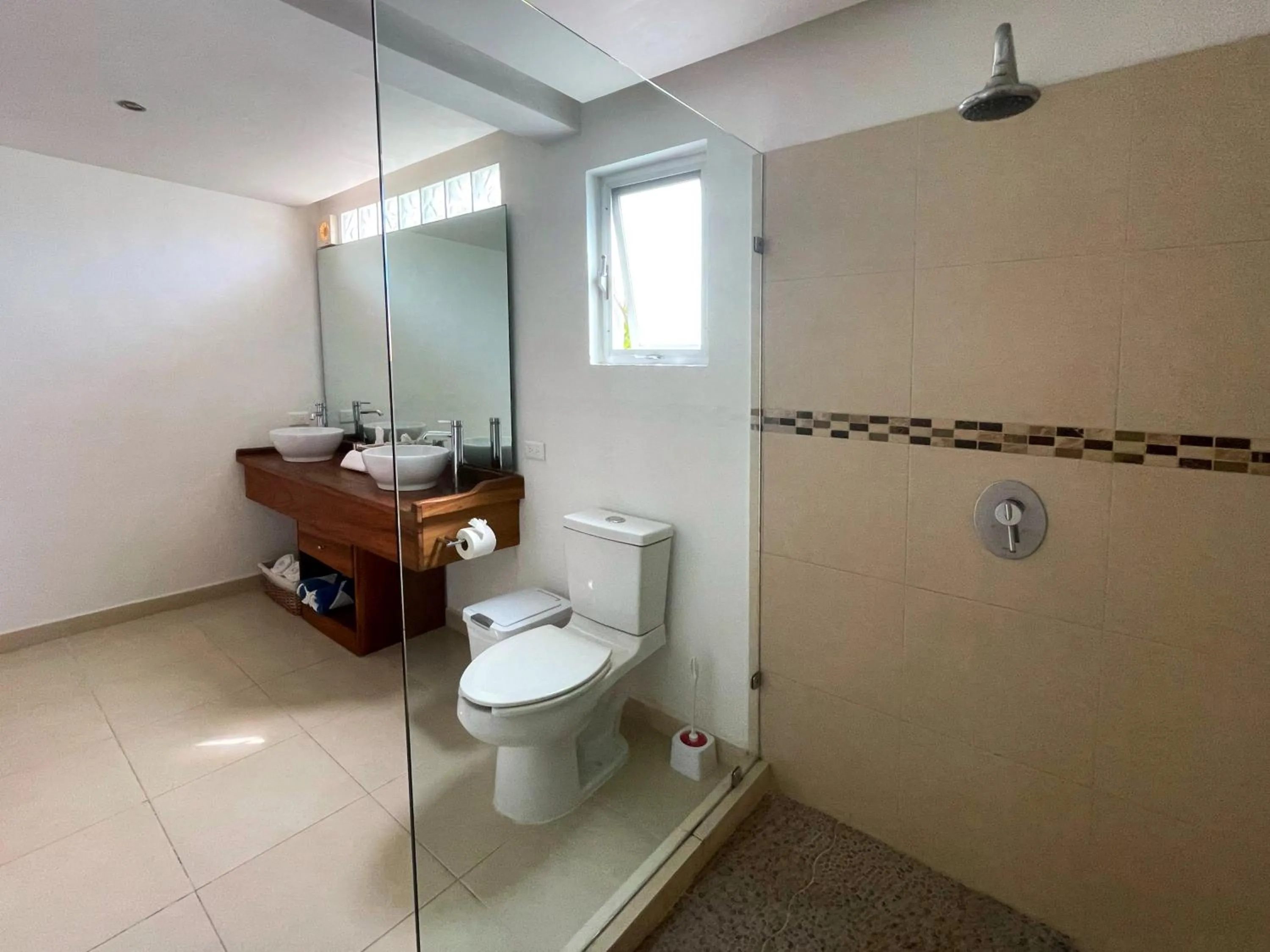 Shower in El Paraiso Hotel Tulum