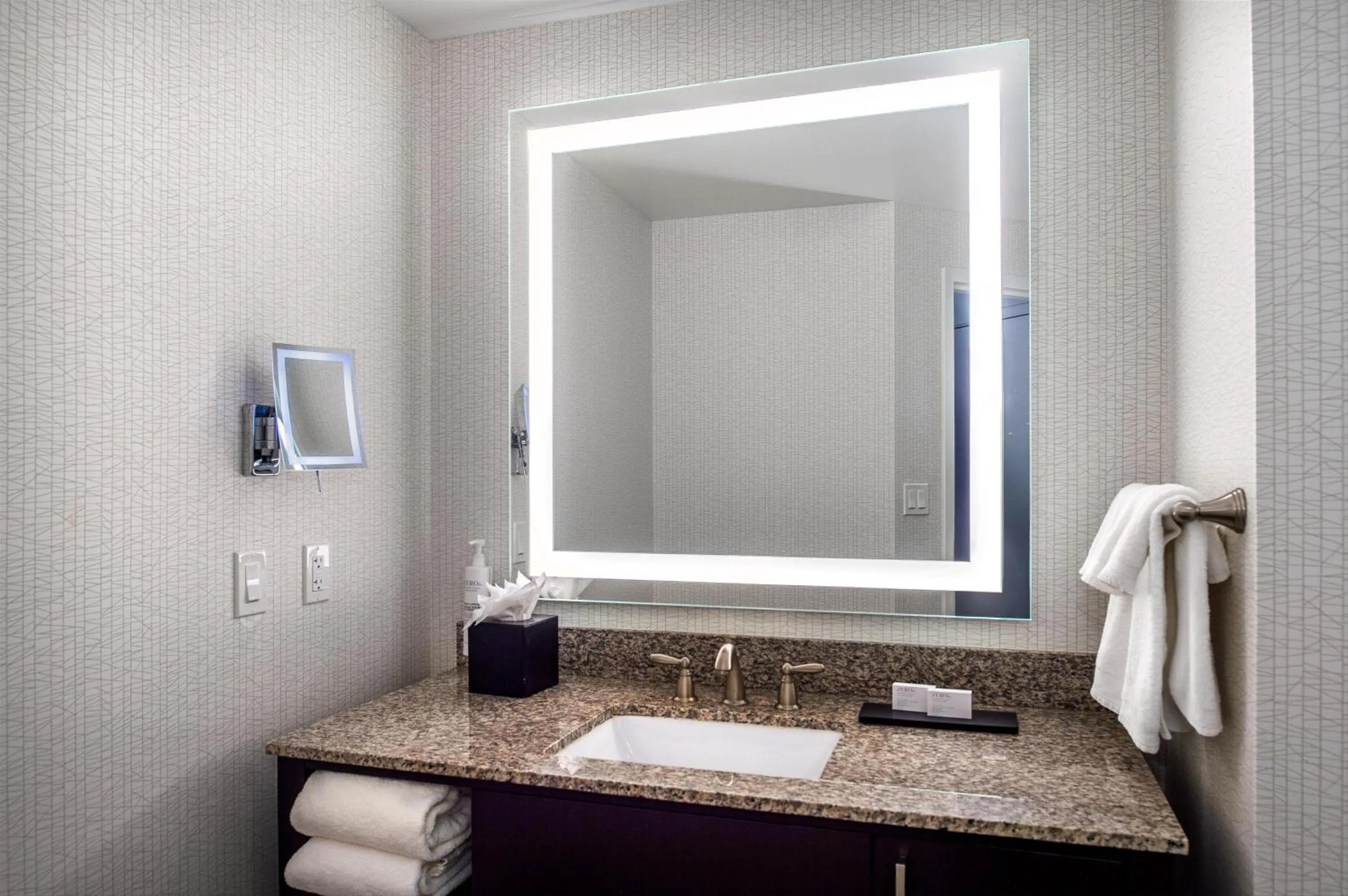 Bathroom in Embassy Suites by Hilton St Louis Airport