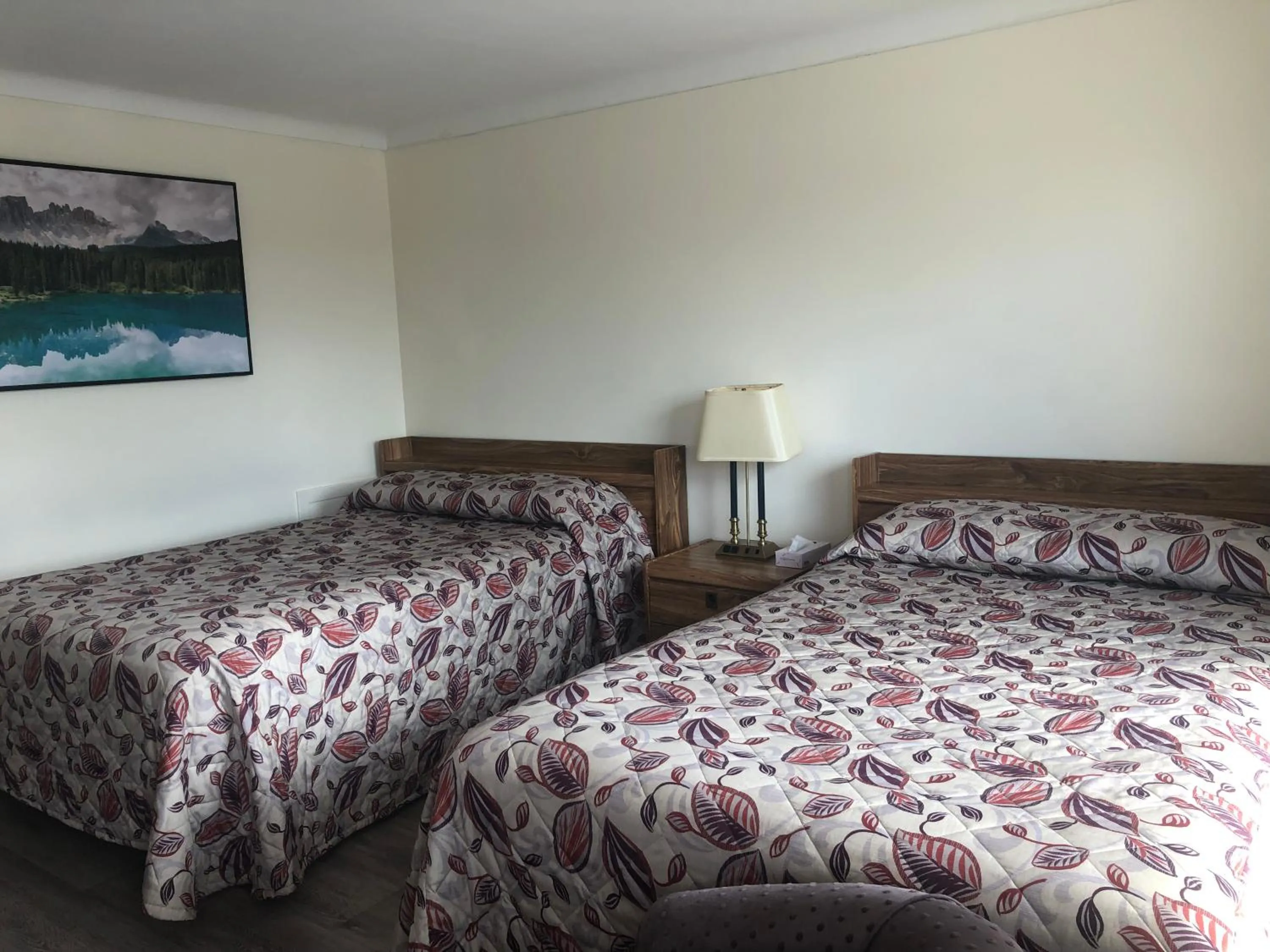 Bed in Century Motel