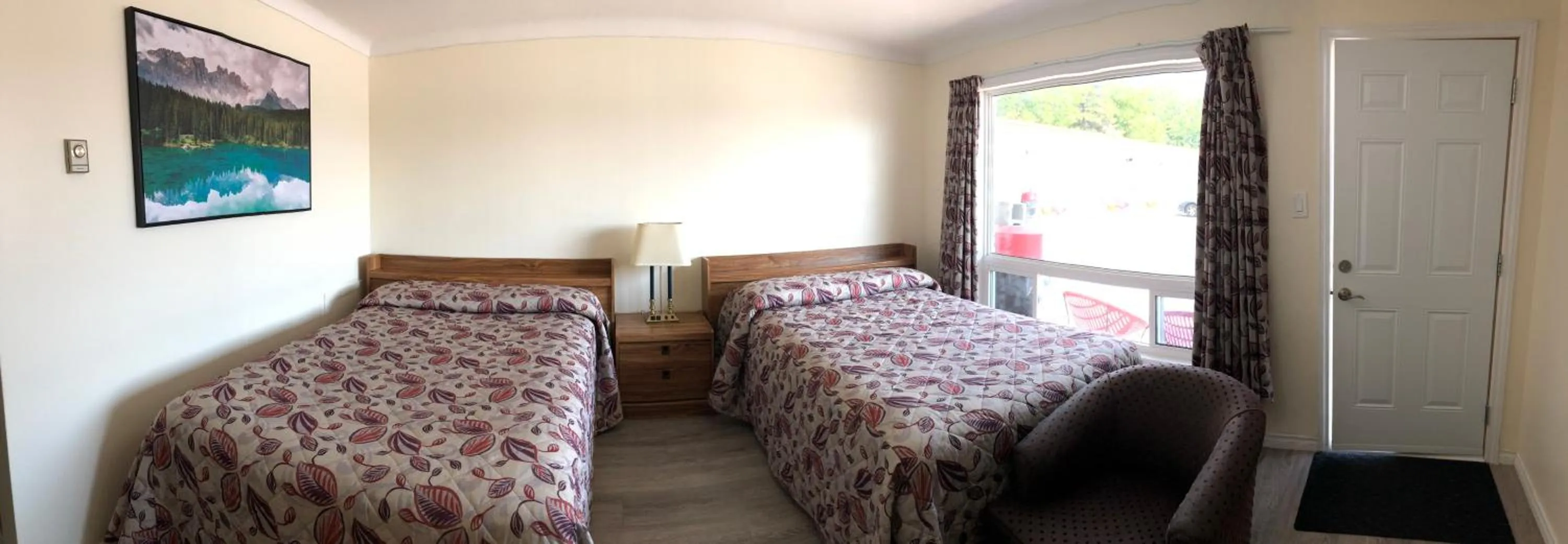 Bed in Century Motel