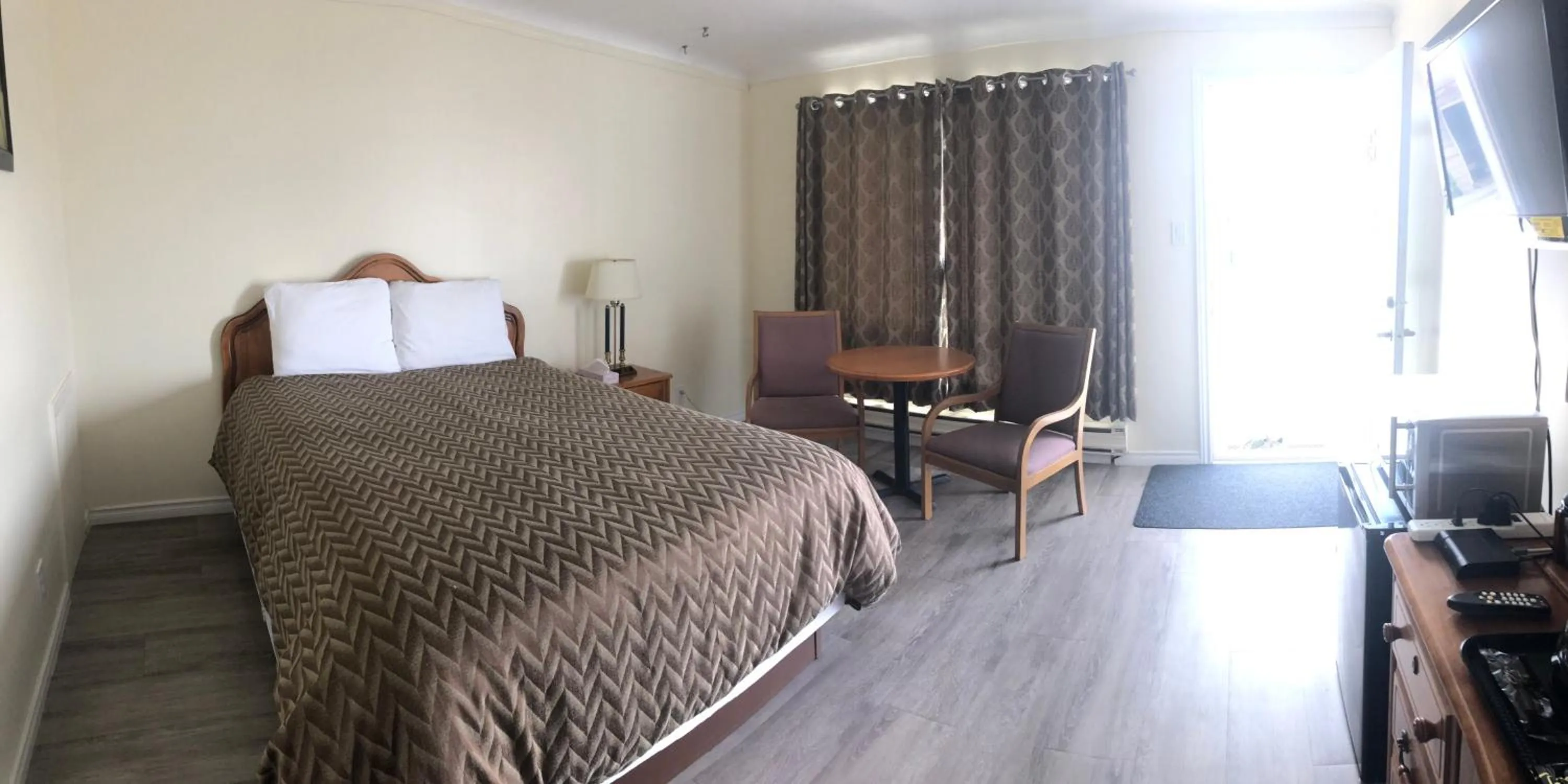 Bed in Century Motel