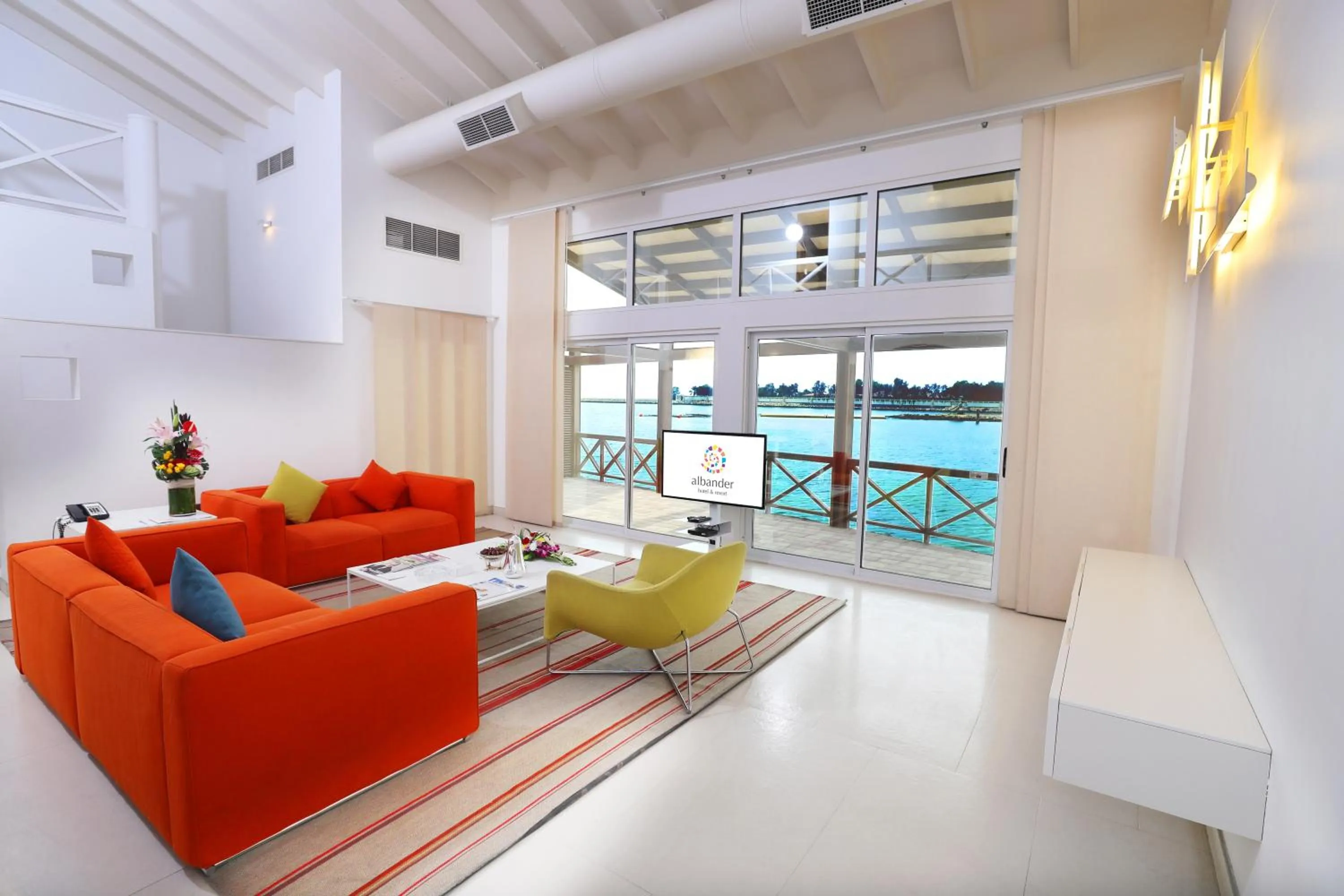 Living room in AlBander Hotel & Resort