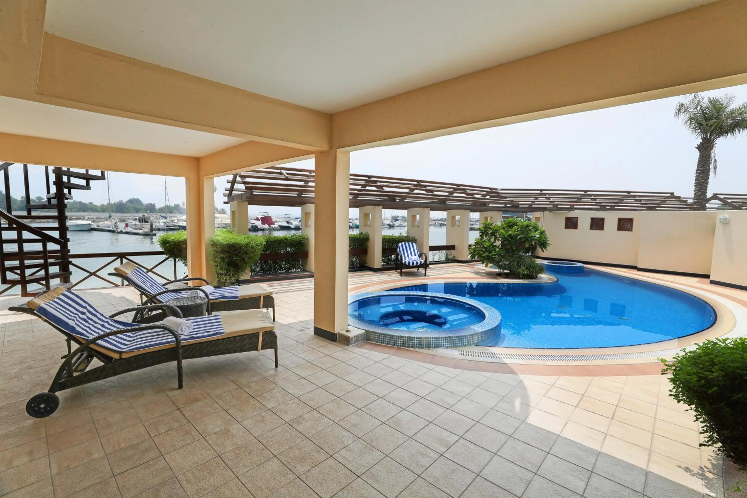 Swimming pool in AlBander Hotel & Resort