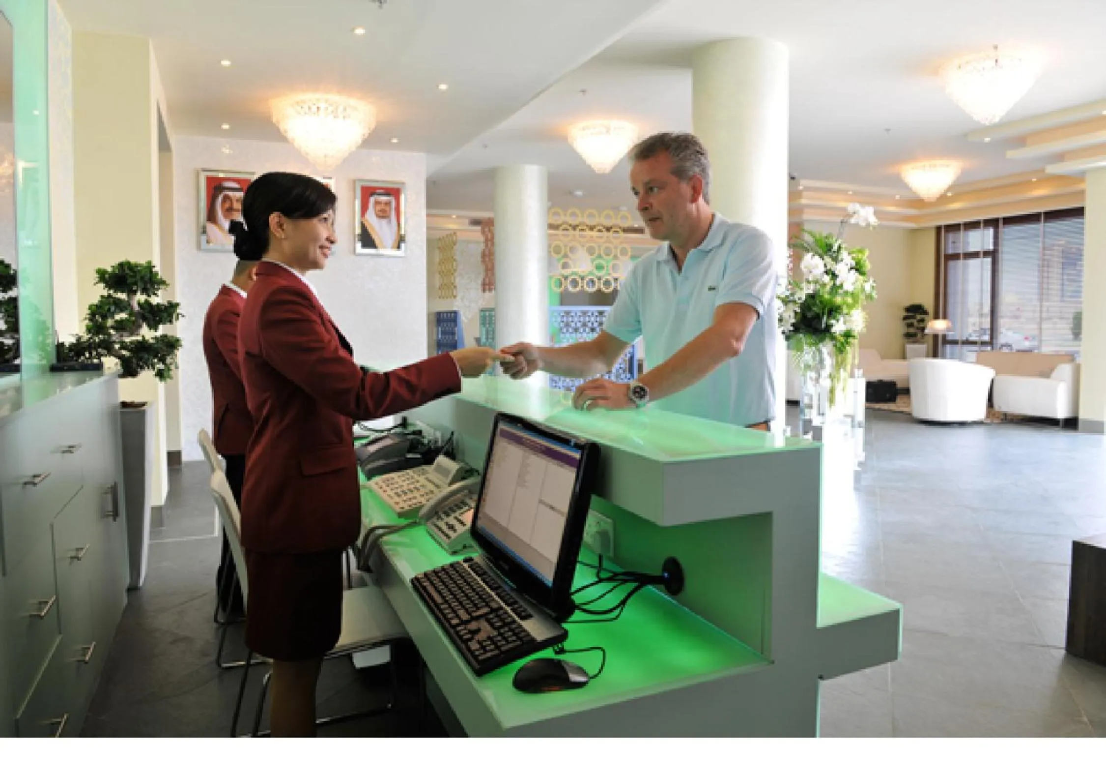 Staff in Al Raya Suites Hotel