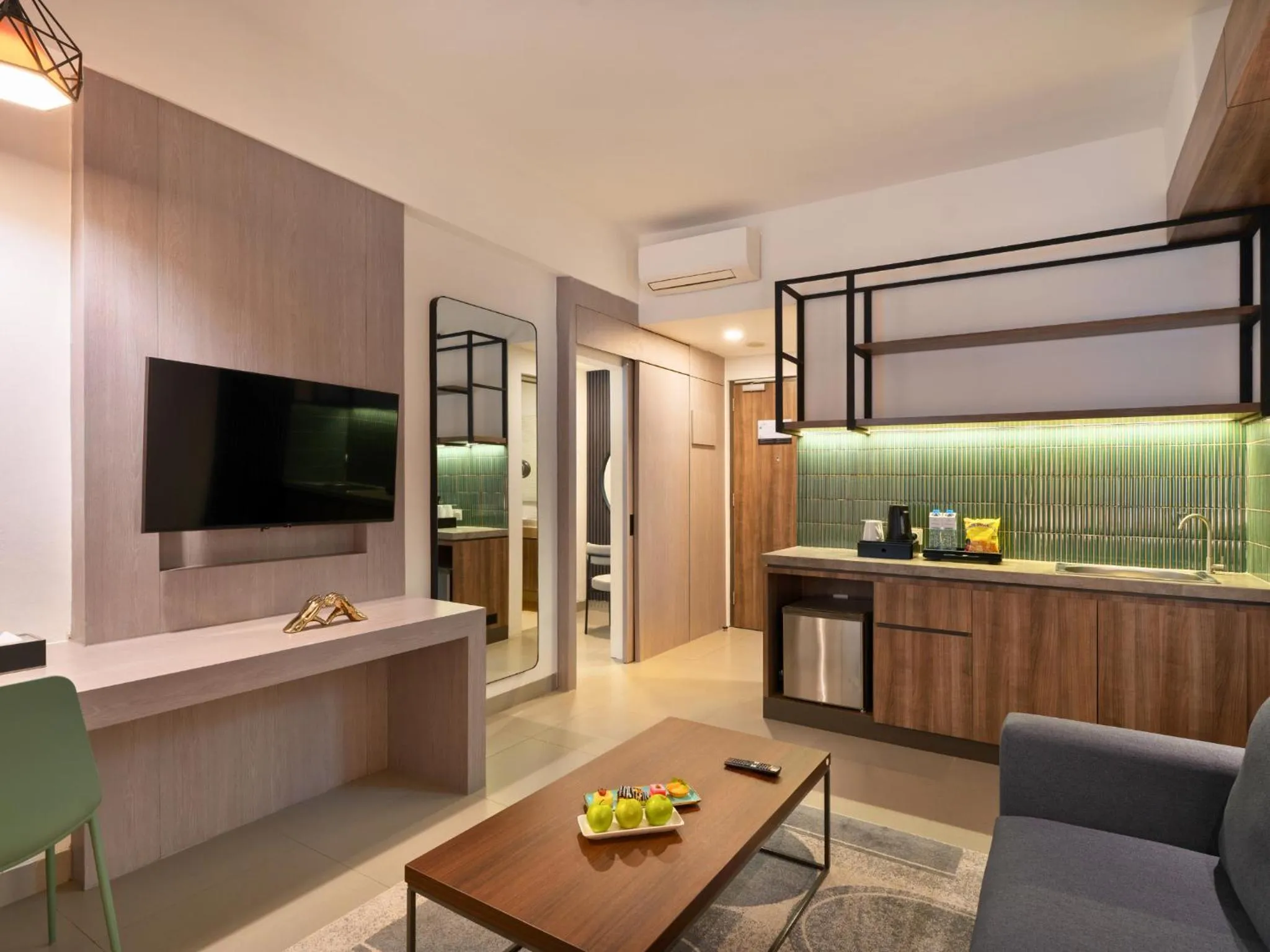 Kitchen or kitchenette in Laska Hotel Subang