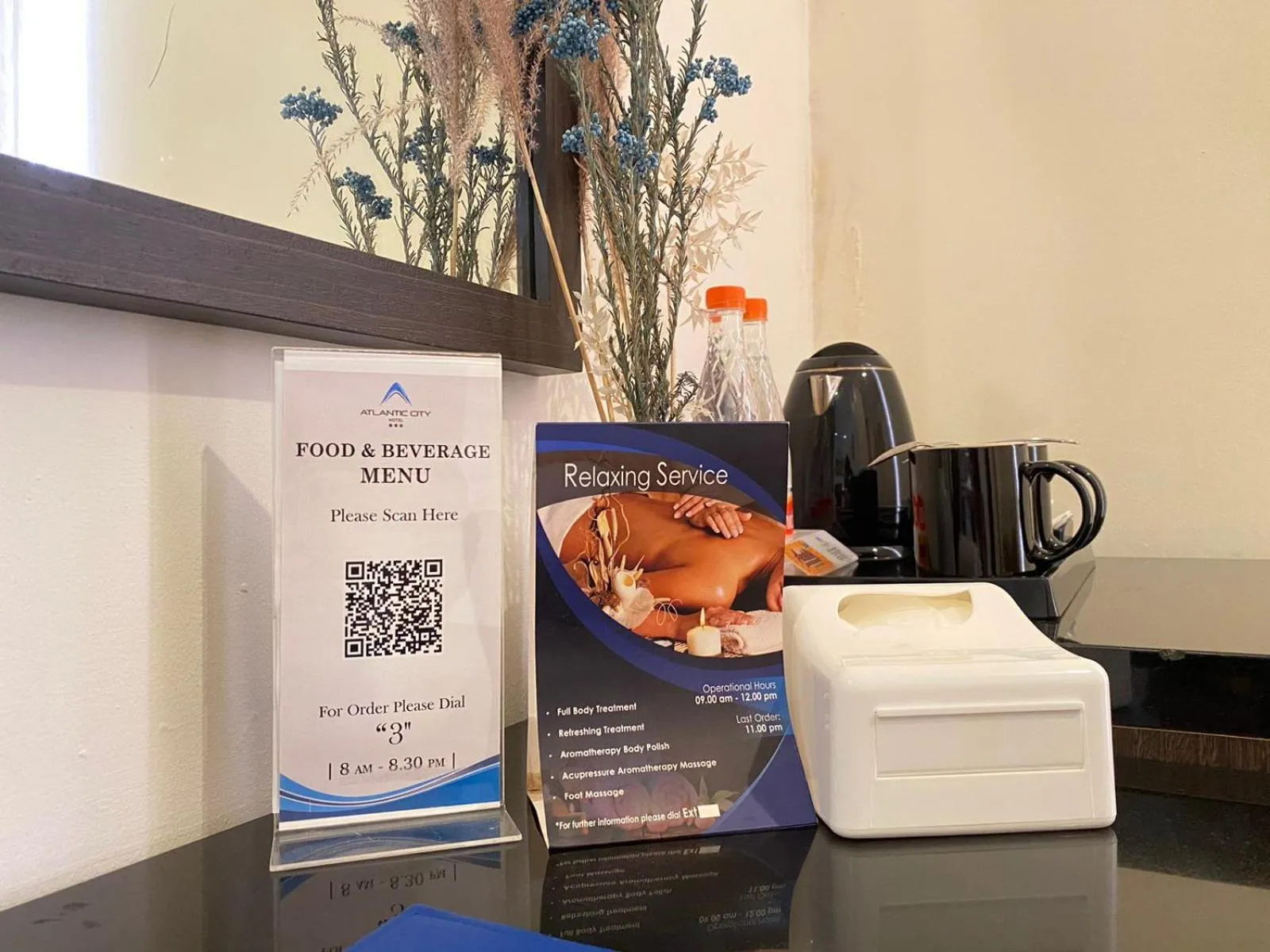 Coffee/tea facilities in Atlantic City Hotel