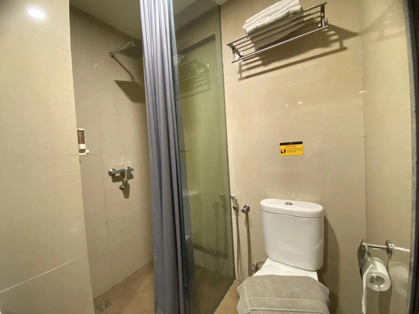 Toilet, Bathroom in Atlantic City Hotel