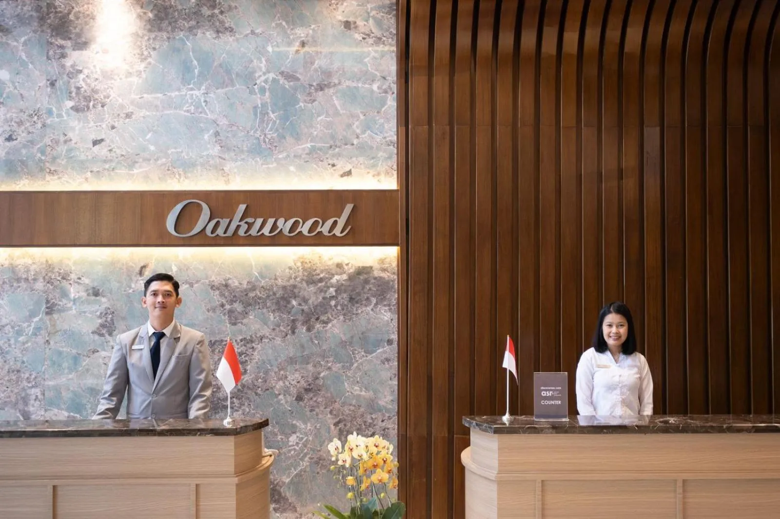 Lobby or reception in Oakwood Merdeka Bandung