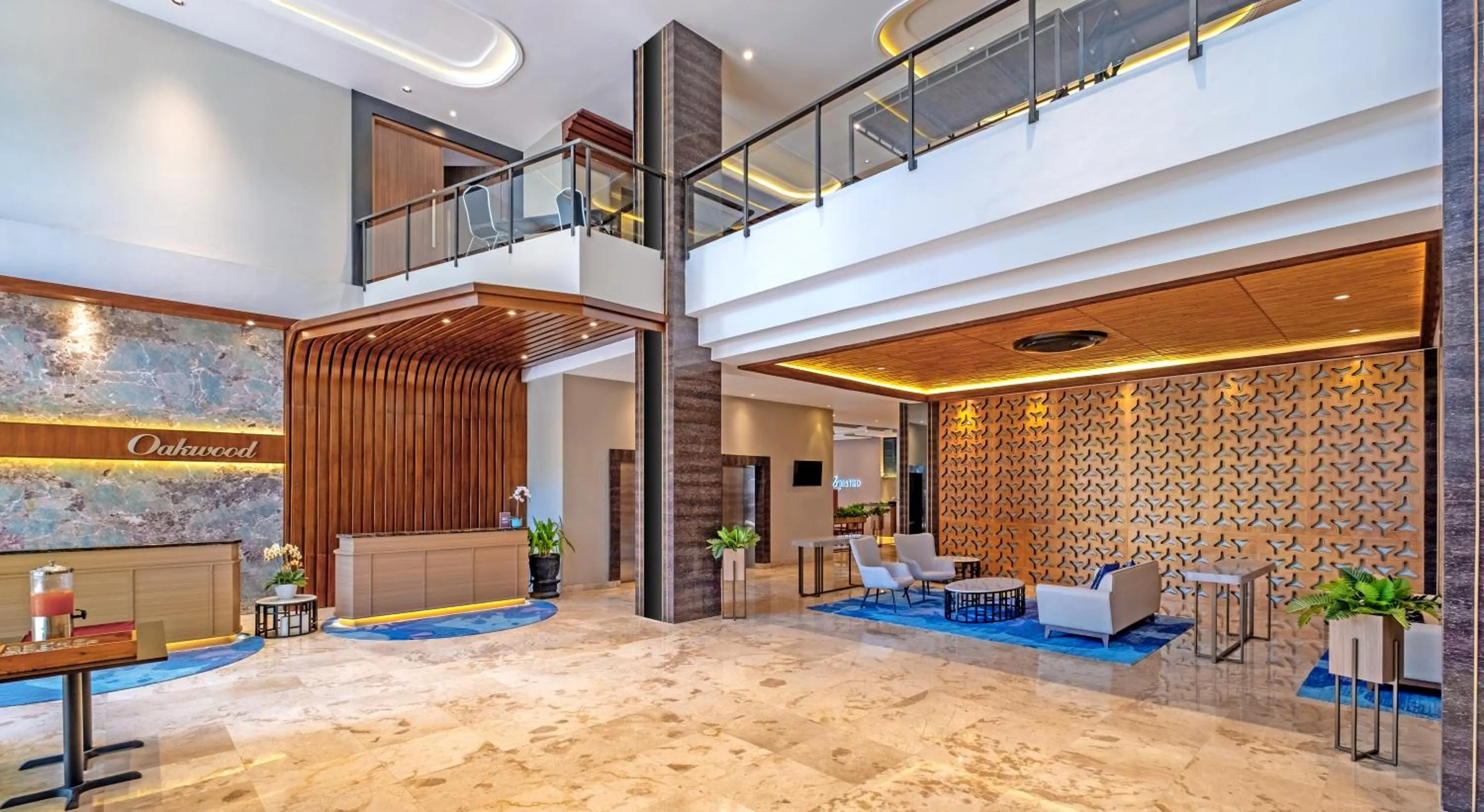 Lobby or reception in Oakwood Merdeka Bandung