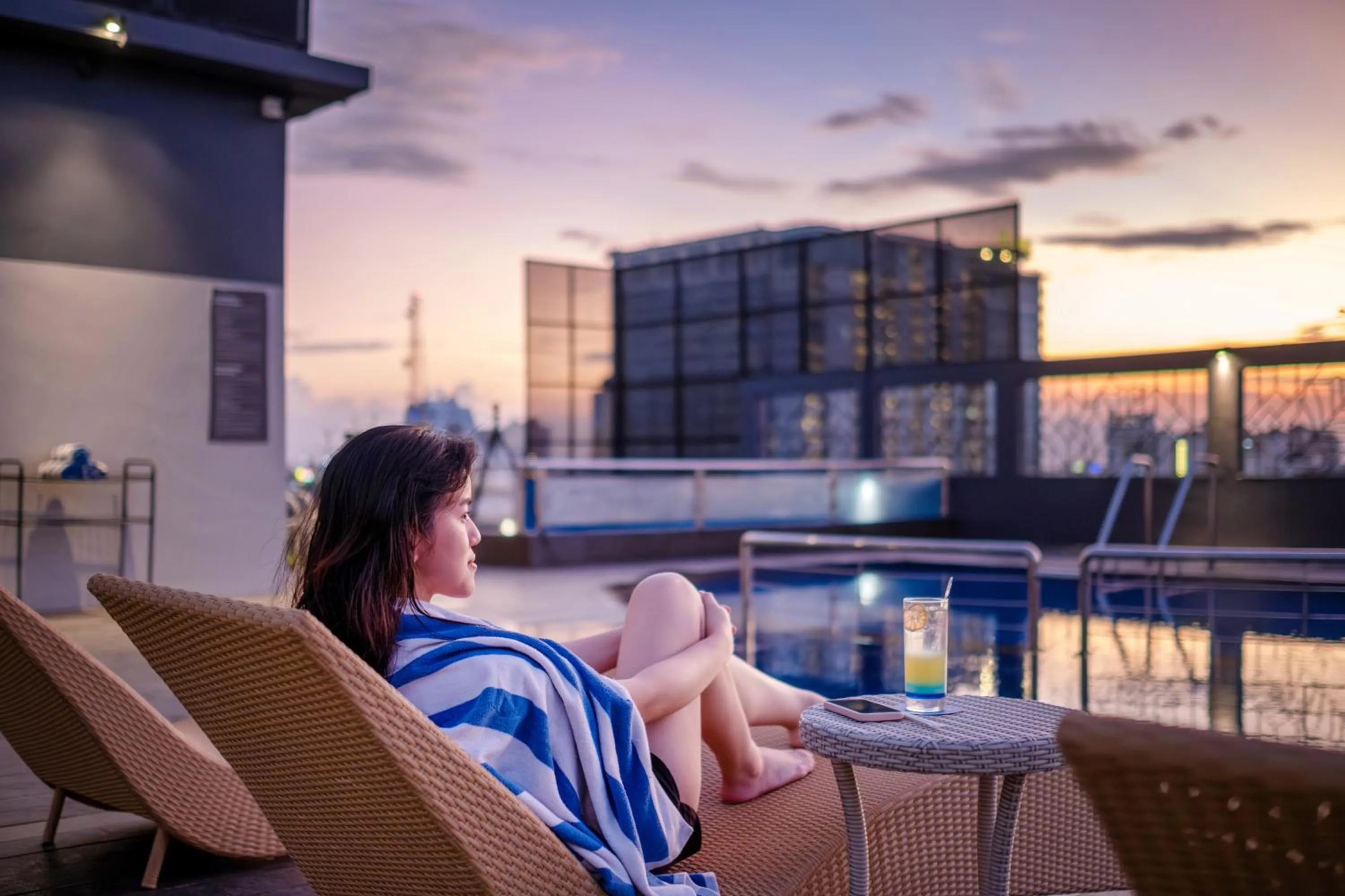 Swimming pool in Oakwood Merdeka Bandung