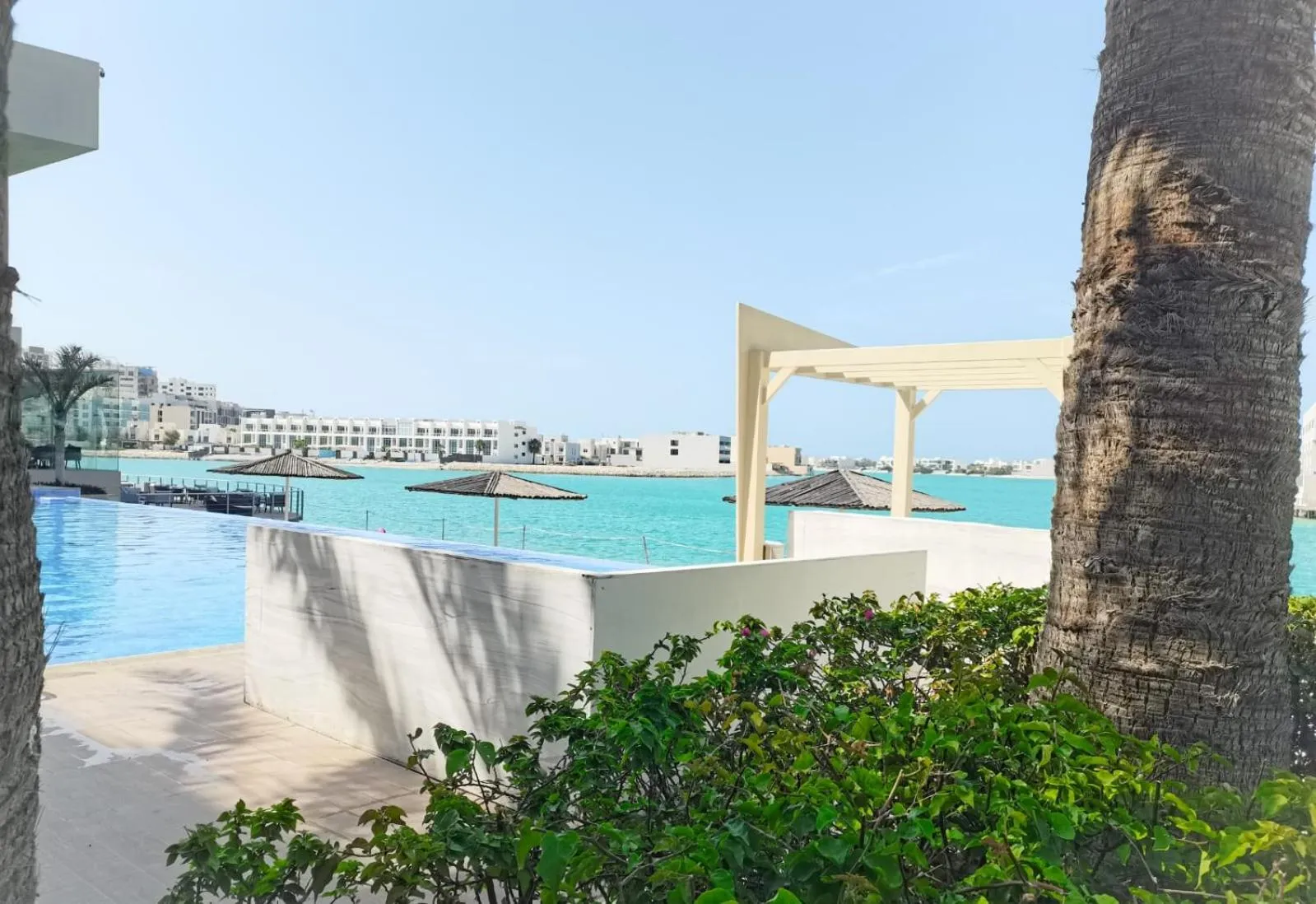 Pool view in Dragon Beach Hotel