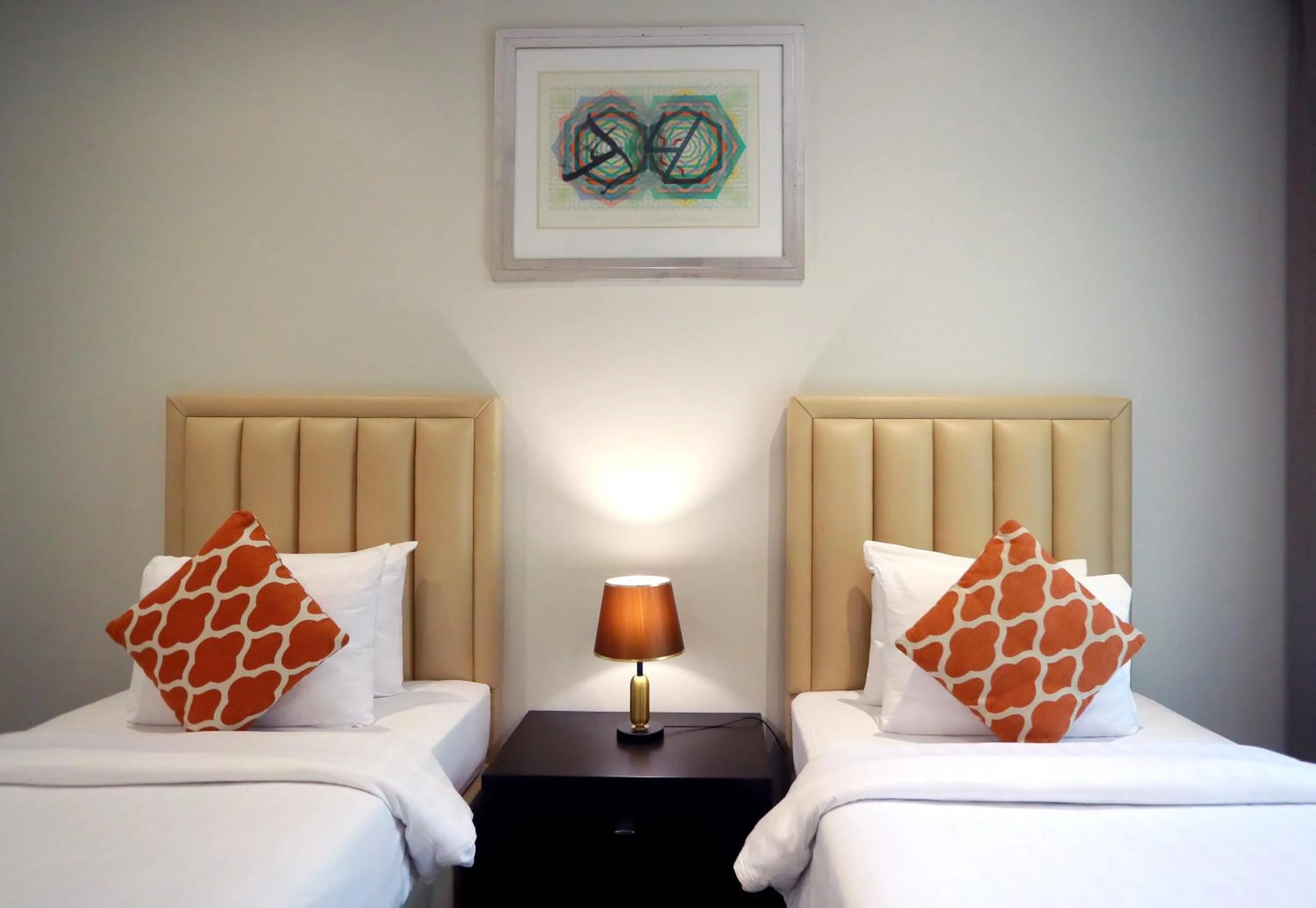 Bed in Dragon Beach Hotel