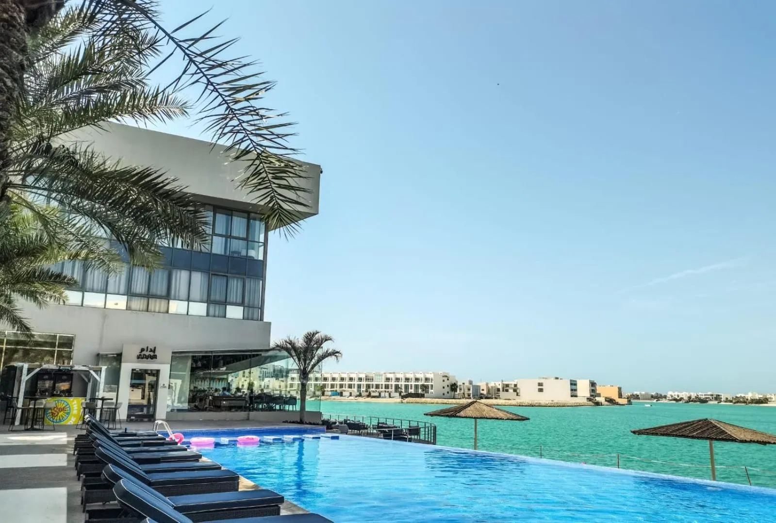 Pool view in Dragon Beach Hotel