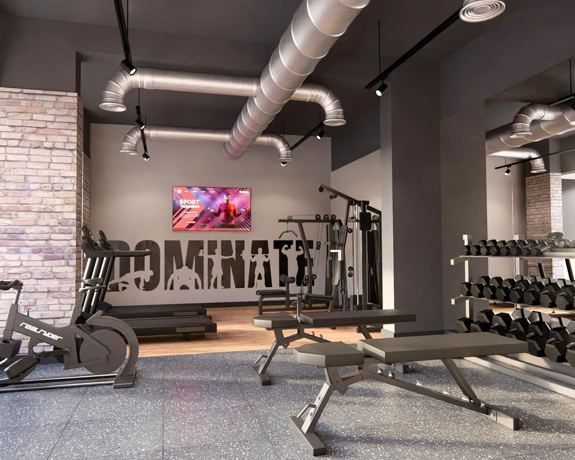 Fitness centre/facilities in Dragon Beach Hotel