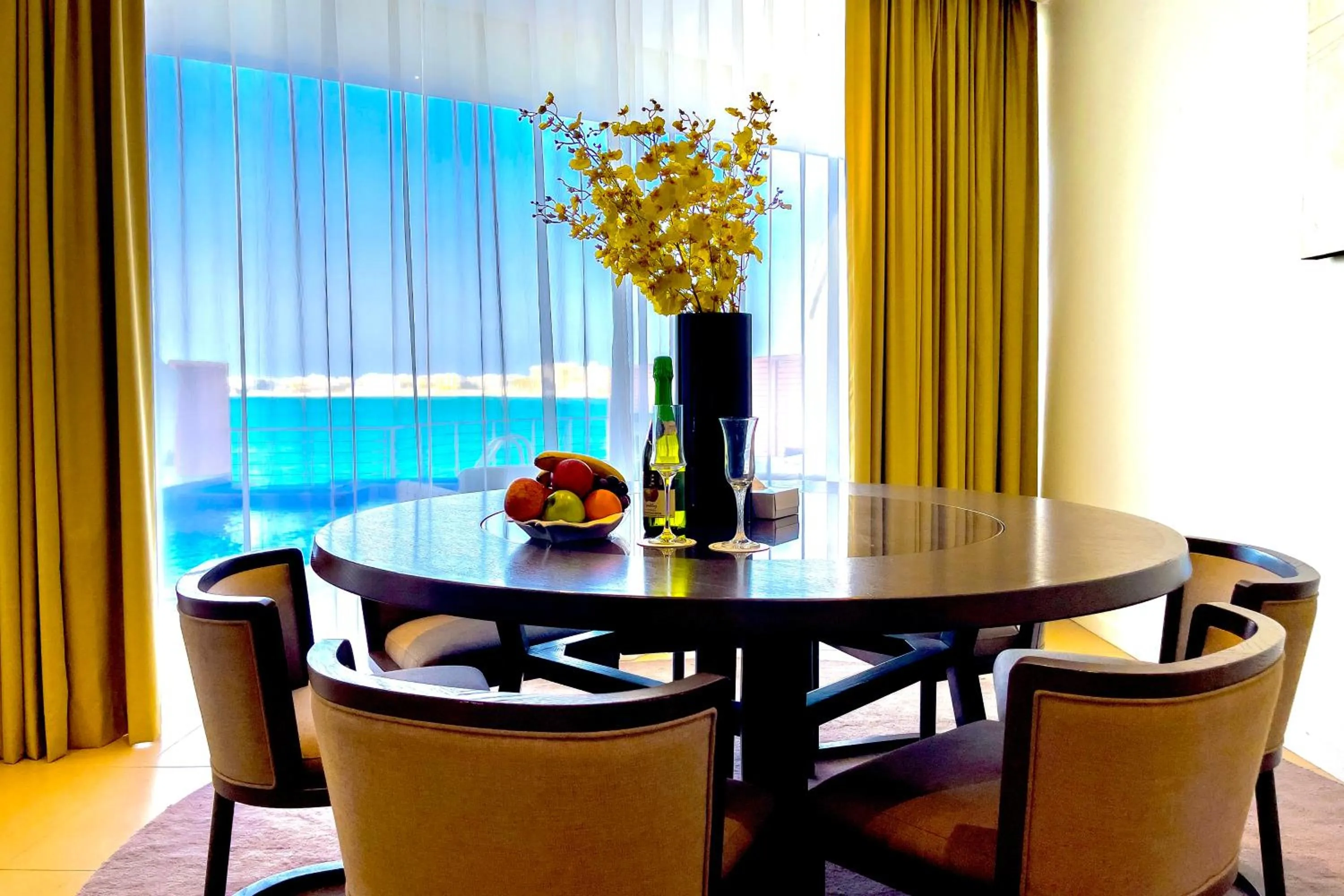 Dining area in Dragon Beach Hotel