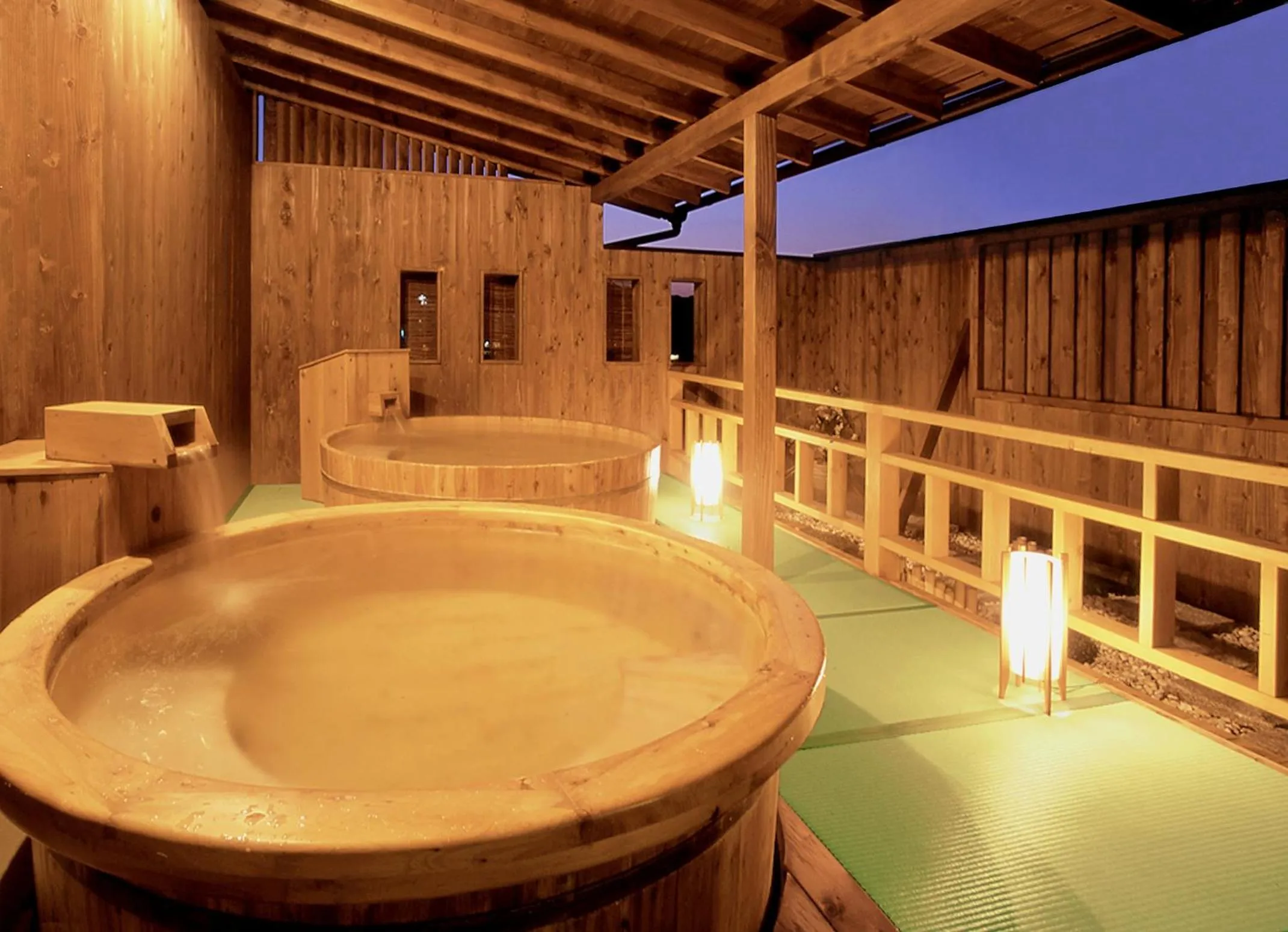 Hot Spring Bath in Hotel Kimura