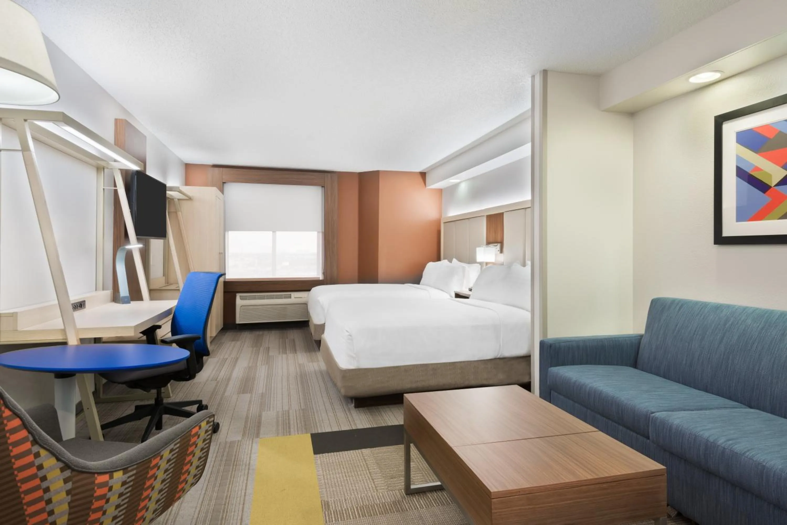 Photo of the whole room, Bed in Holiday Inn Express & Suites - Nearest Universal Orlando by IHG